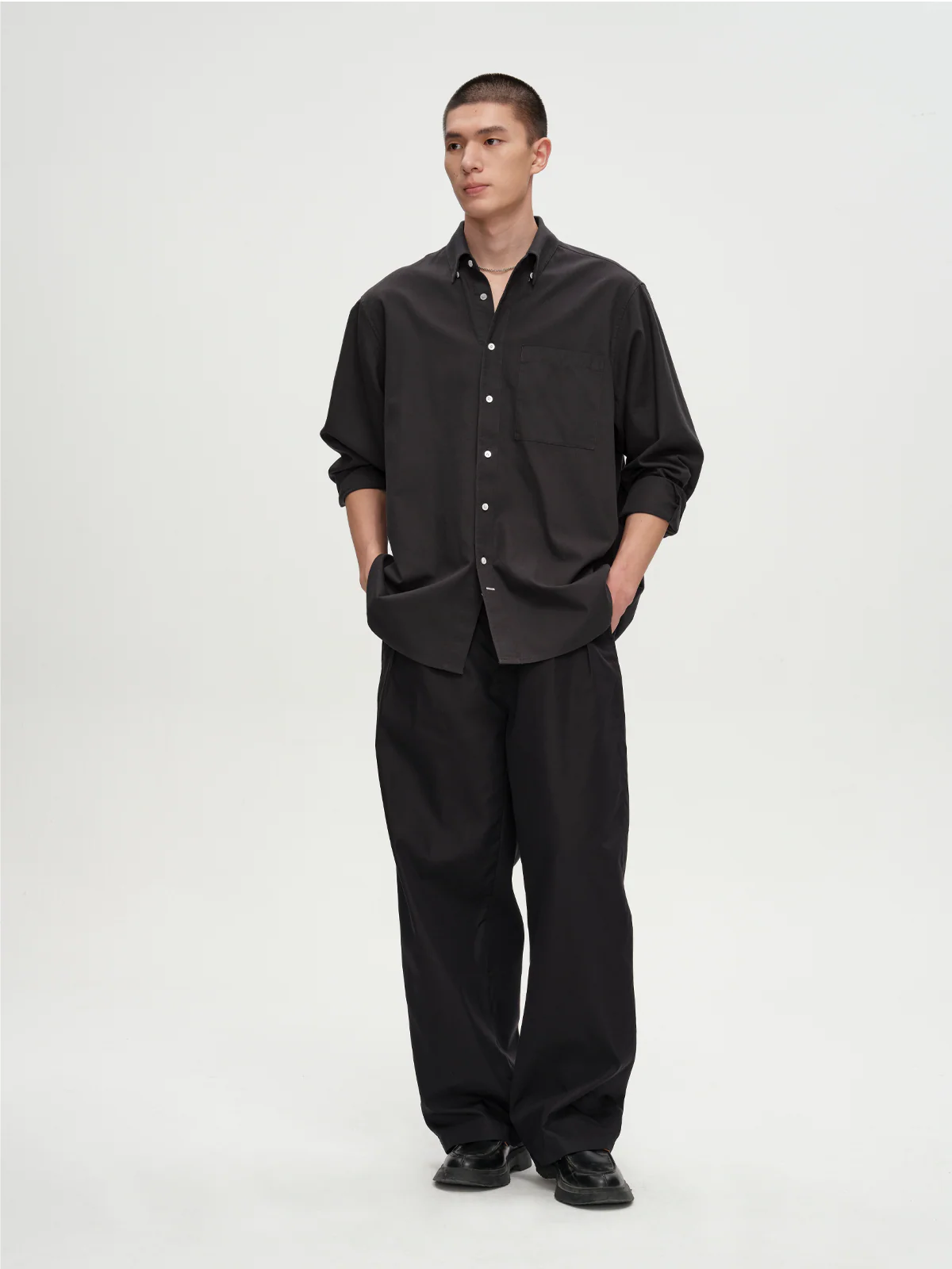 Japanese Oxford Long-Sleeve Shirt - Image 3