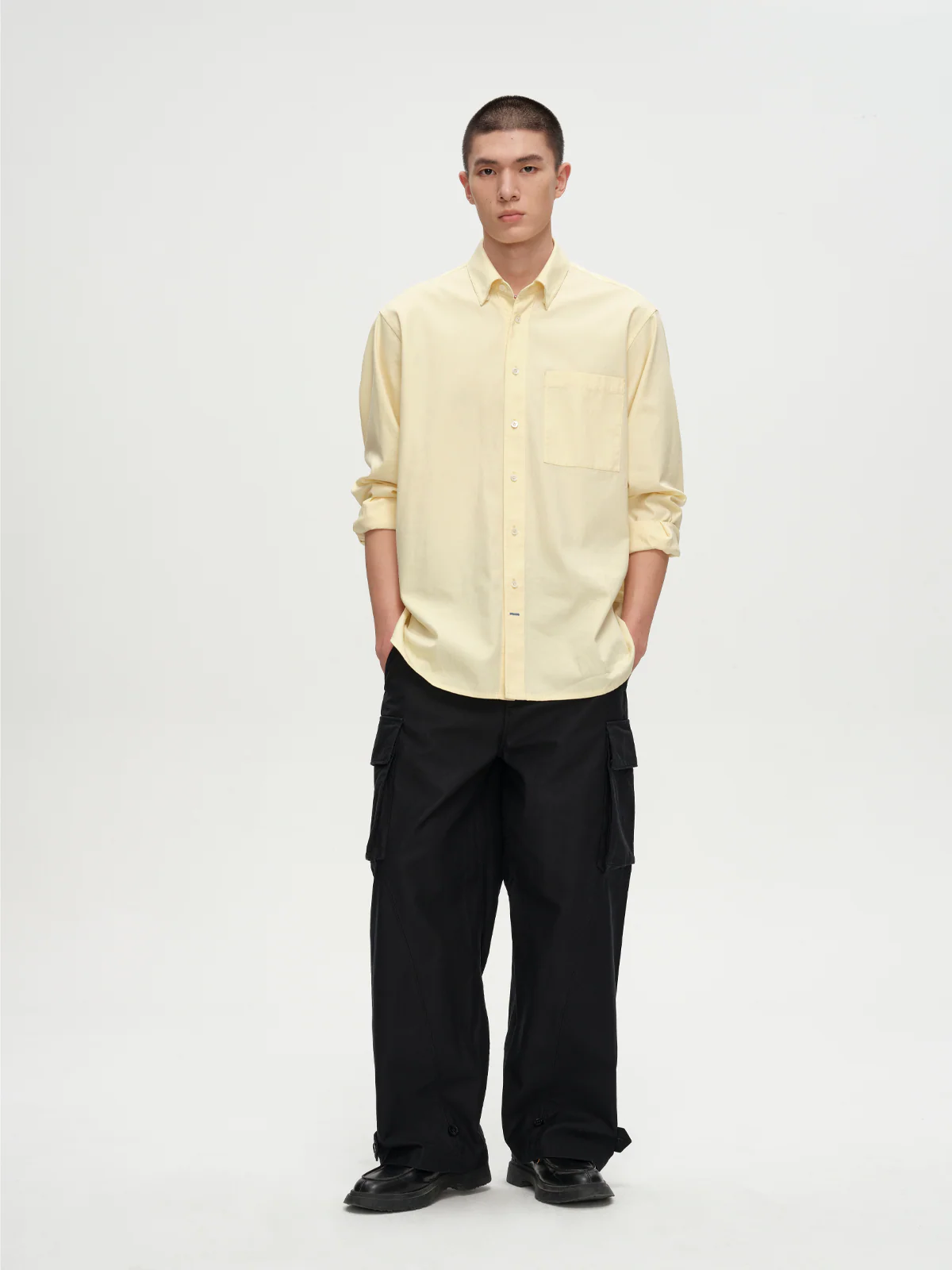 Japanese Oxford Long-Sleeve Shirt - Image 4