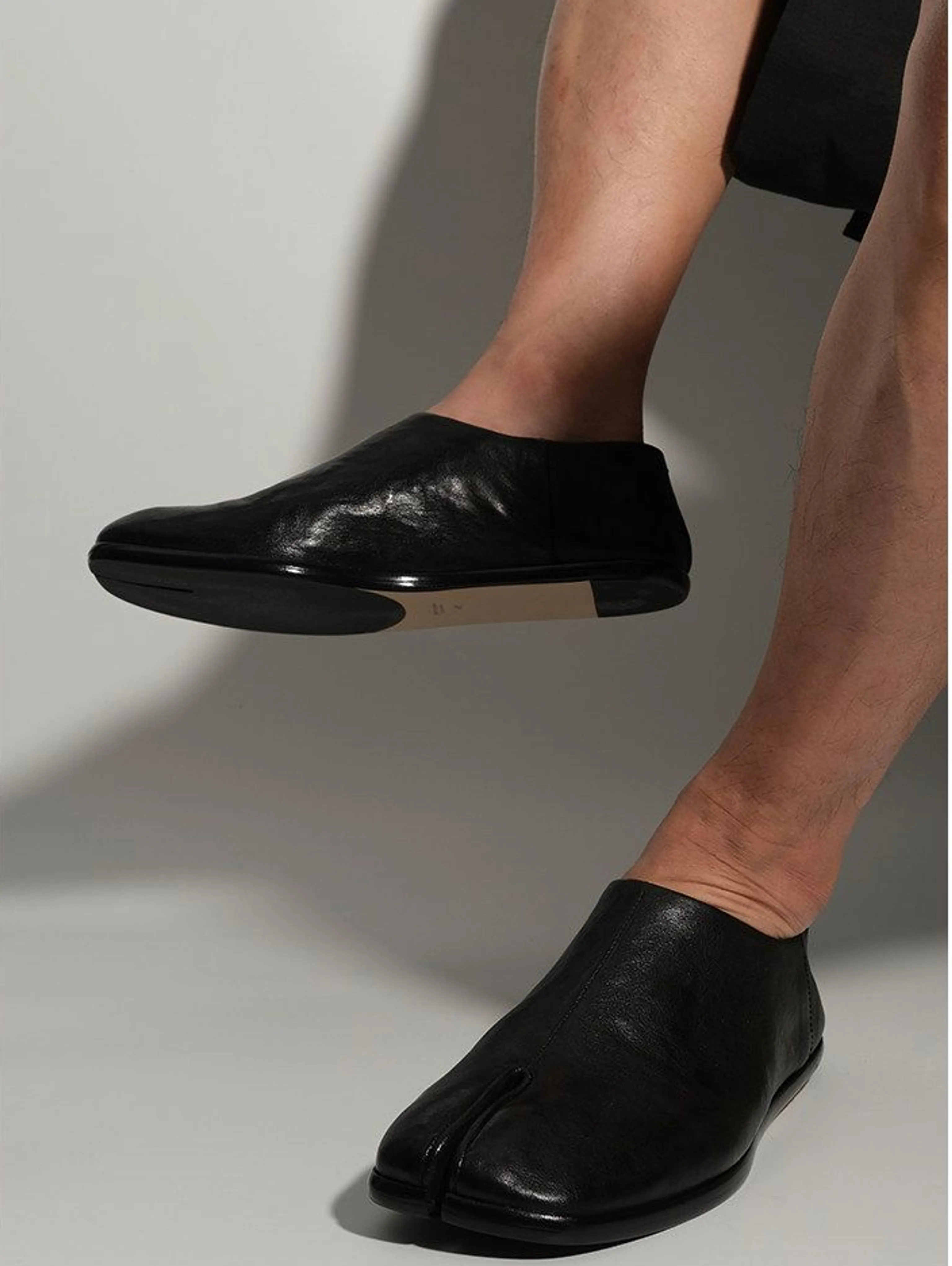 Kangaroo Leather Split-Toe Slip-Ons - Image 7
