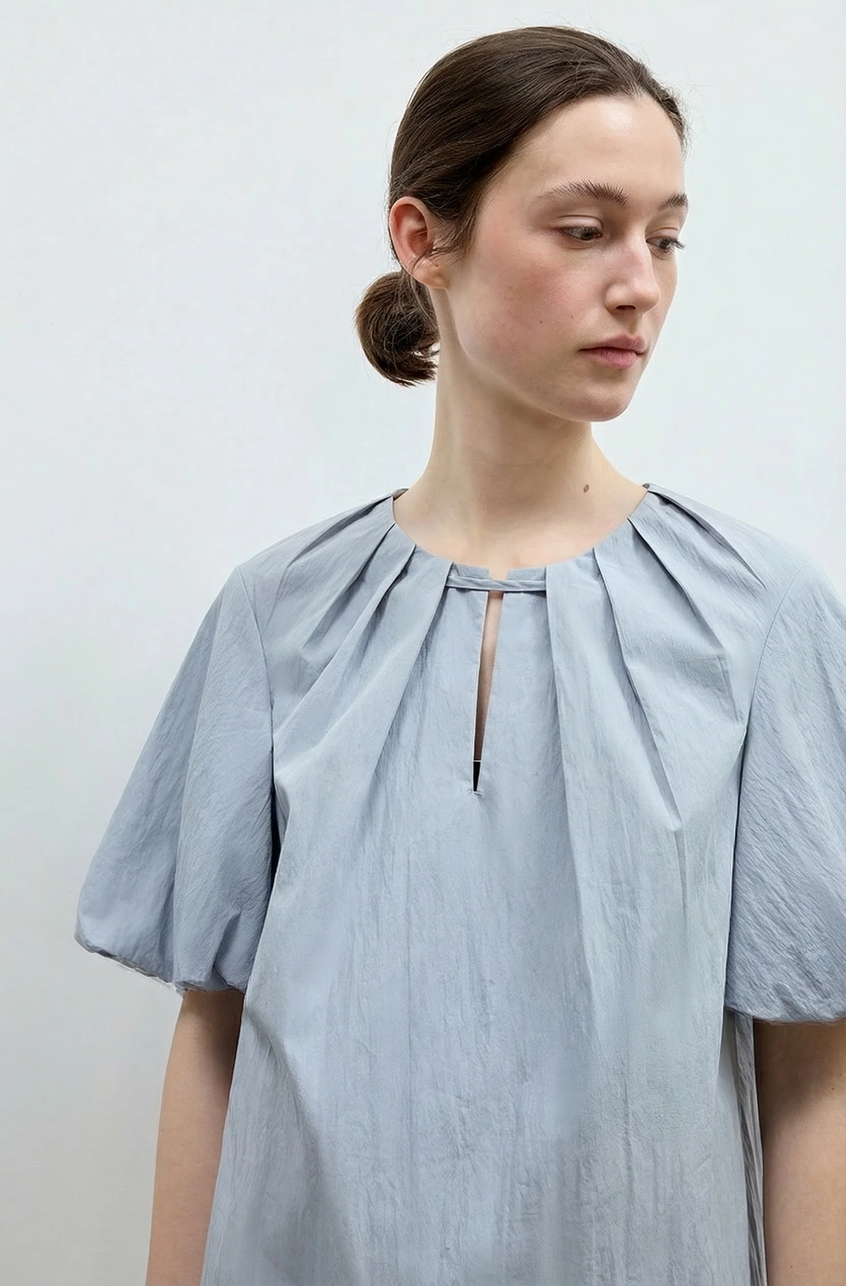 Keyhole Puff Blouse - Image 5