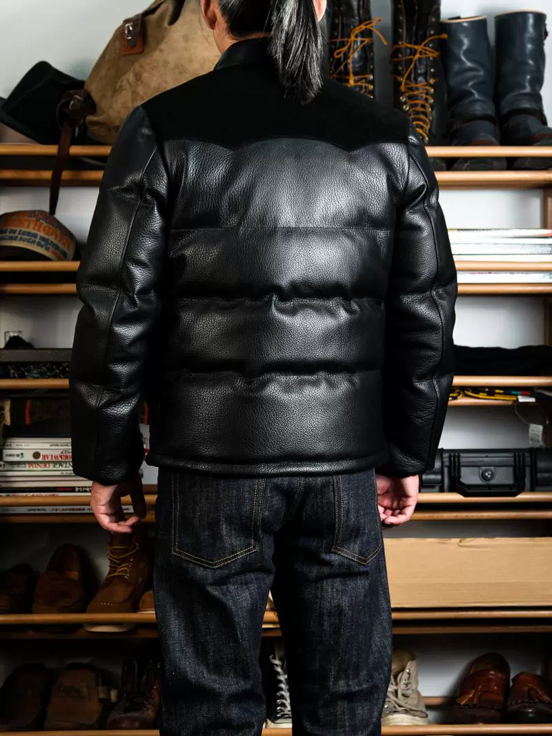 Kimura Goatskin Down Jacket - Image 3