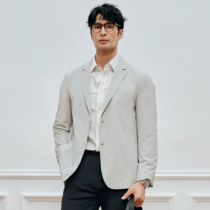 Knit-Back Stretch Blazer - Image 5