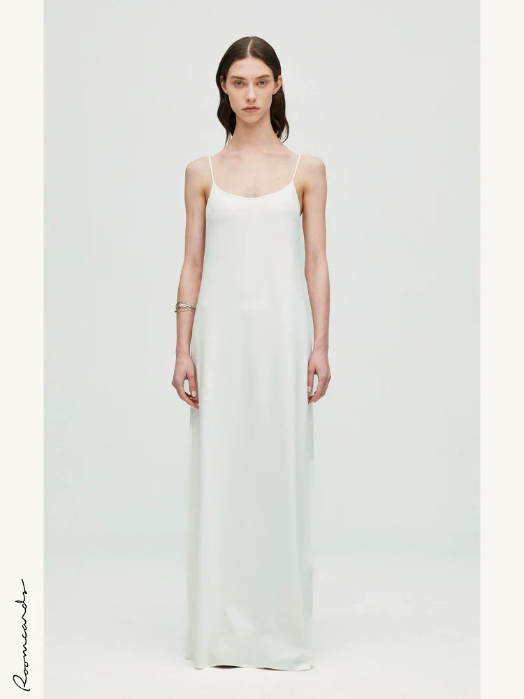 Knit Bias Slip Dress - Image 4