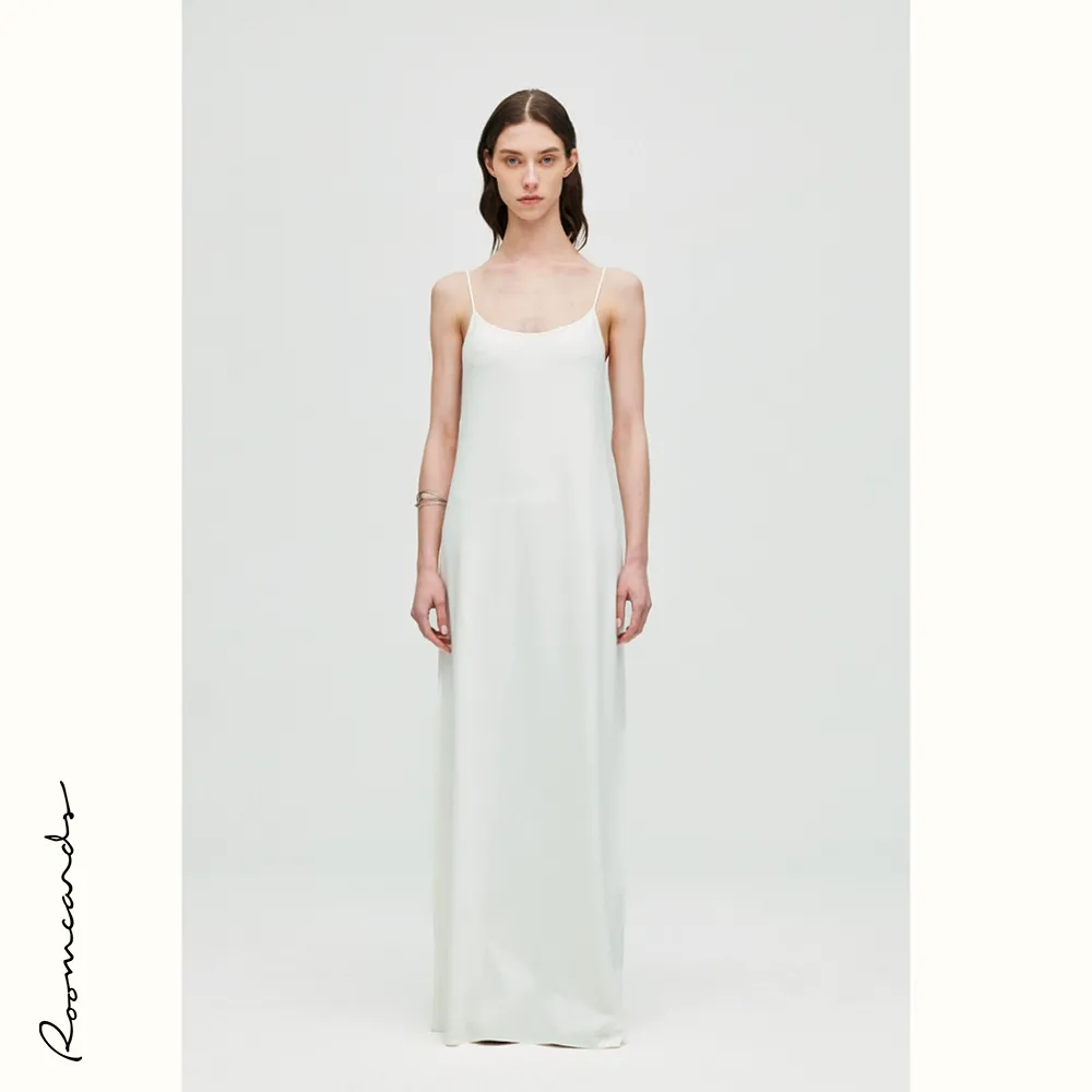 Knit Bias Slip Dress - Image 5