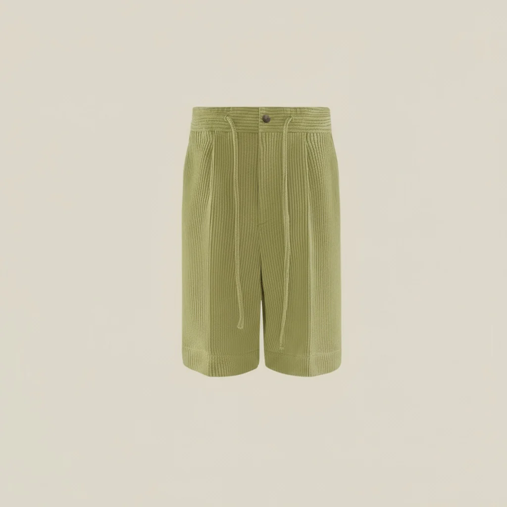 Knit Drawstring Shorts - Image 2