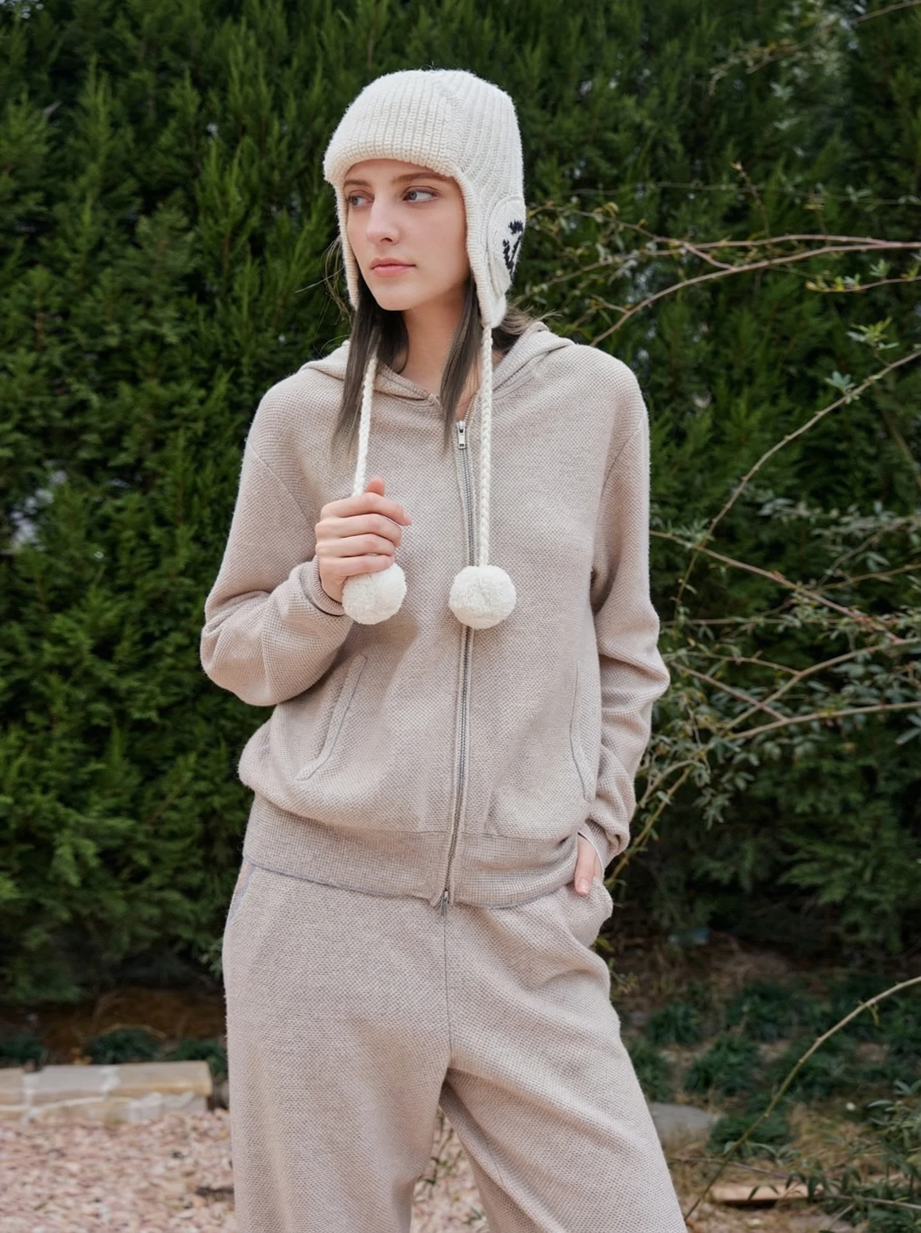 Knit Hoodie Set - Image 6