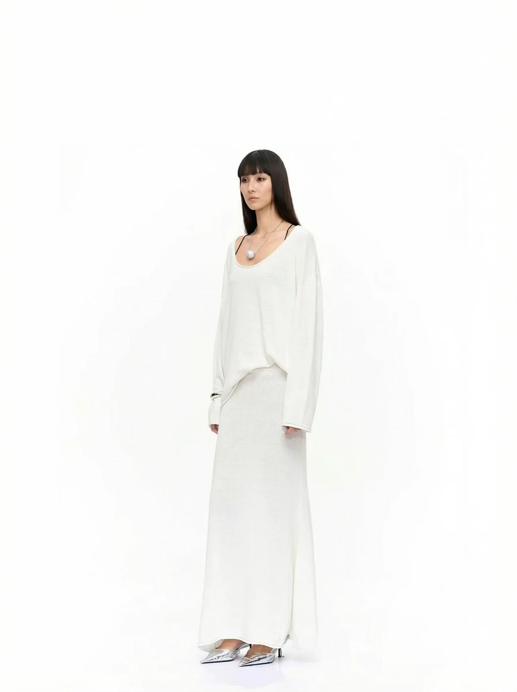 Knit Mermaid Maxi Skirt - Image 4