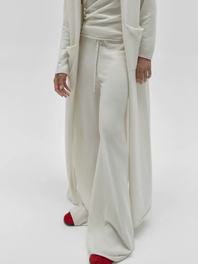 Knit Wide-Leg Pants - Image 3