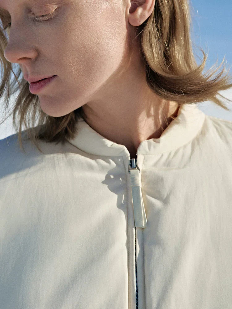 Knit-Yoke Down Jacket - Image 4