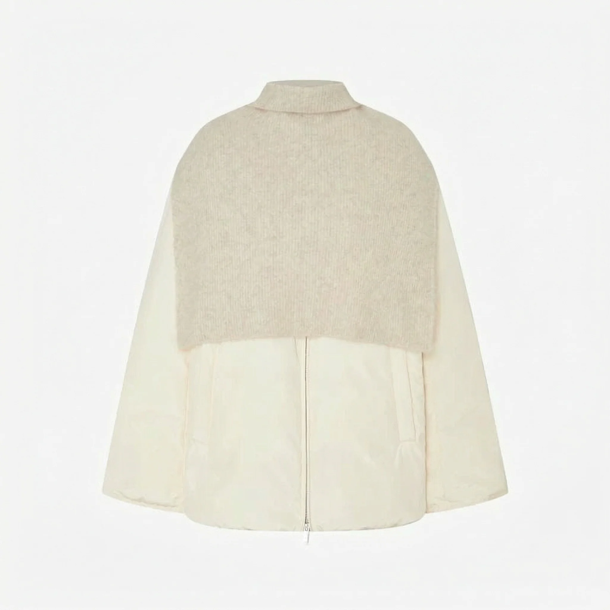Knit-Yoke Down Jacket - Image 7