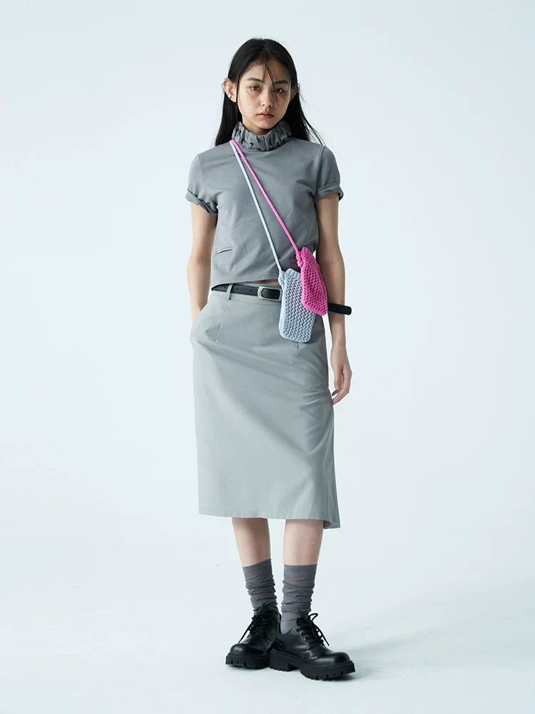Knitted Mesh Crossbody Pouch - Image 3