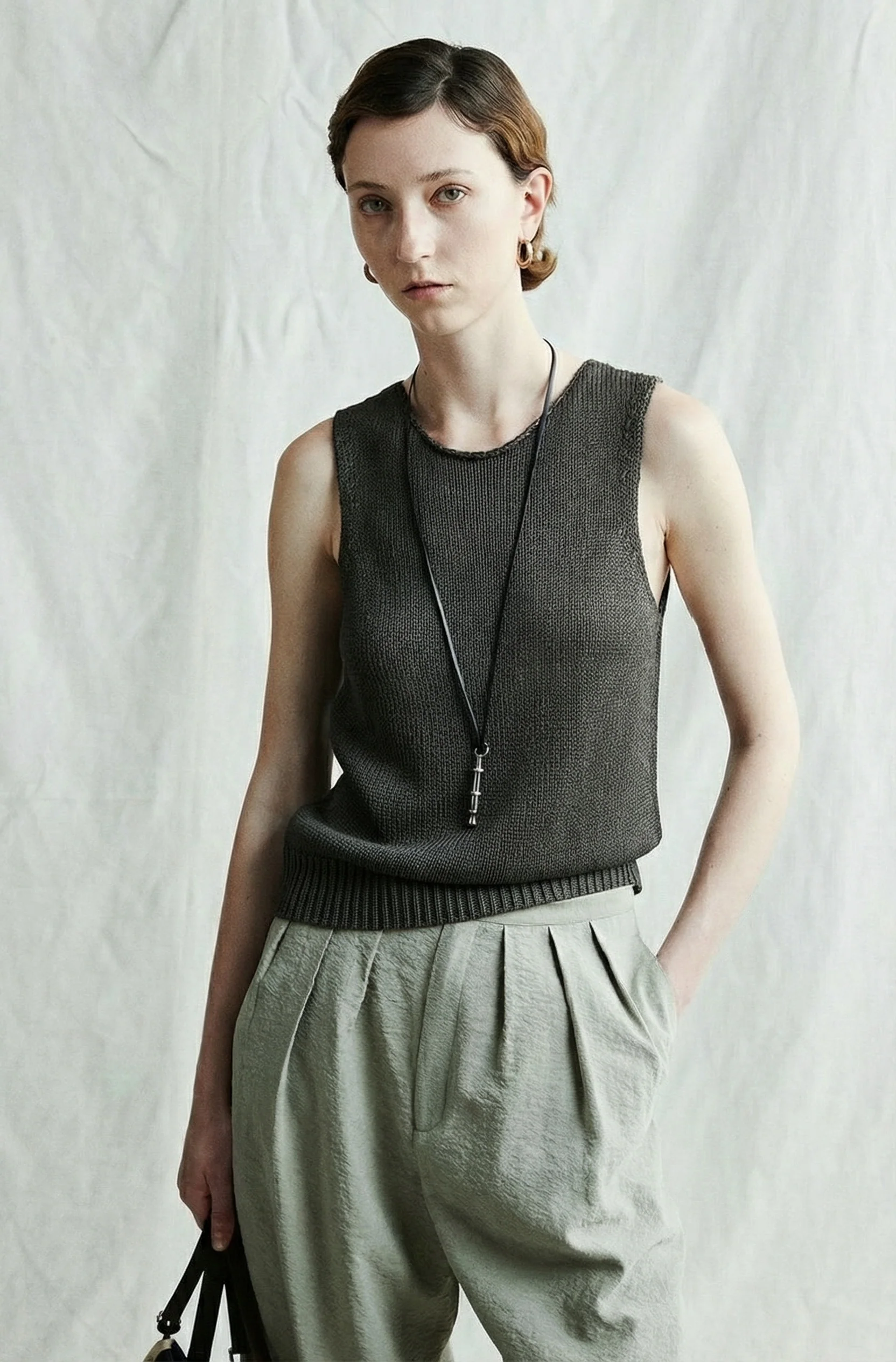 Knitted Sleeveless Top - Image 2