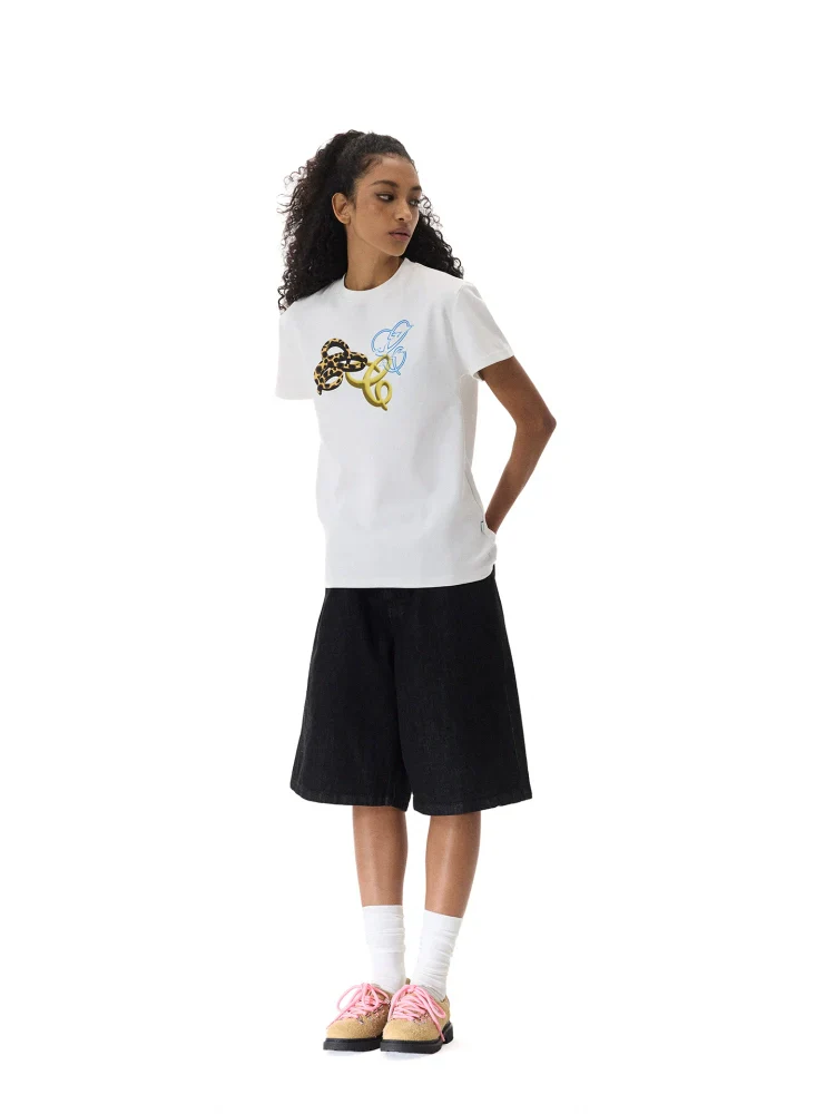 Knot Script Graphic T-Shirt - Image 4
