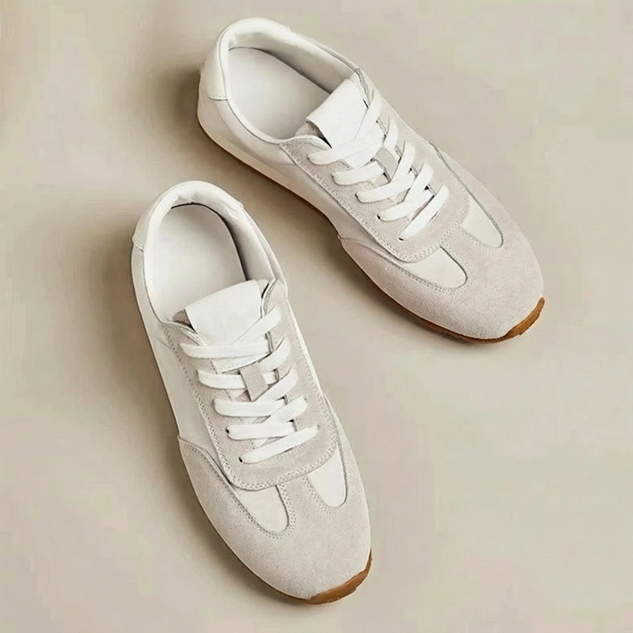 Lace Ribbon Mesh Sneakers - Image 11
