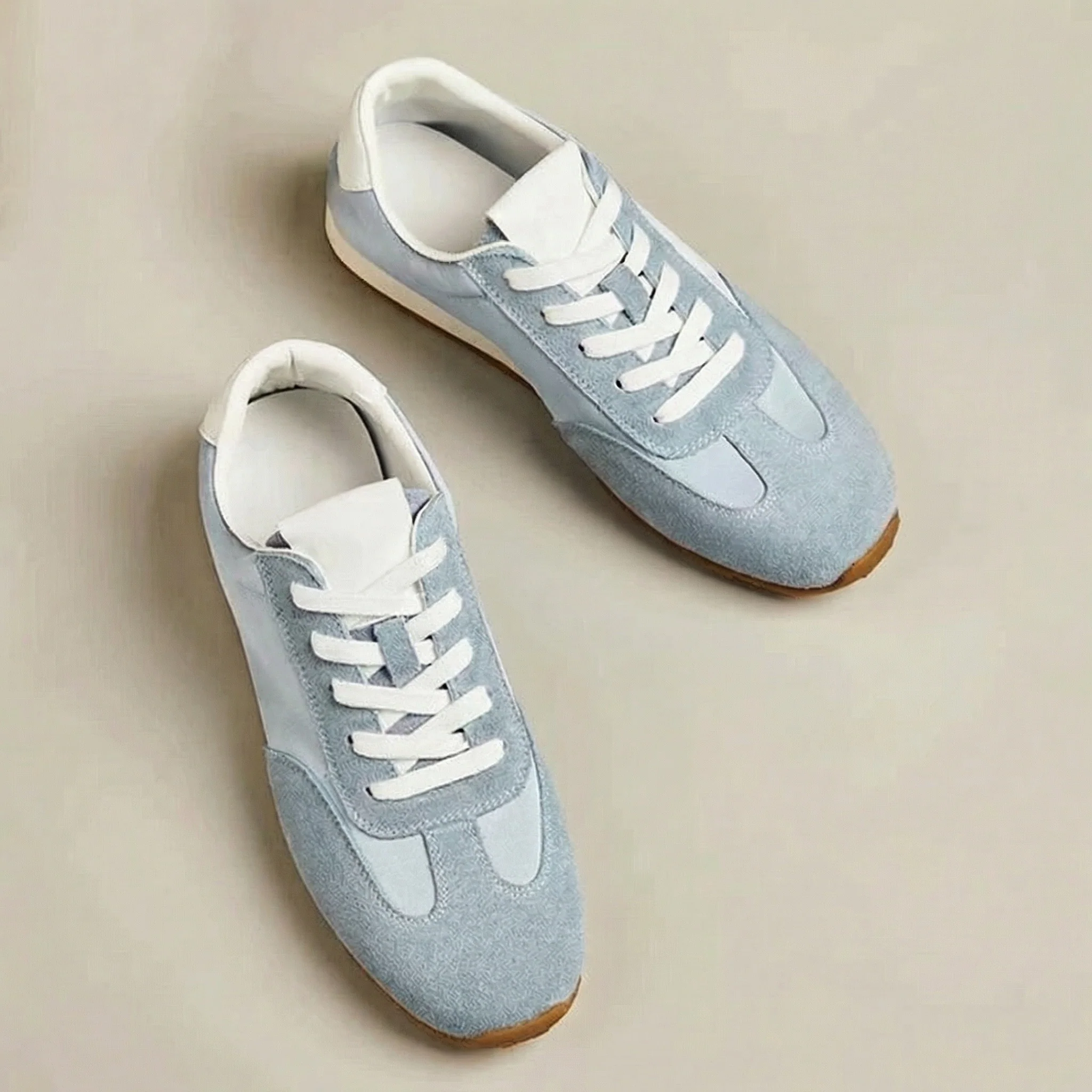 Lace Ribbon Mesh Sneakers - Image 6
