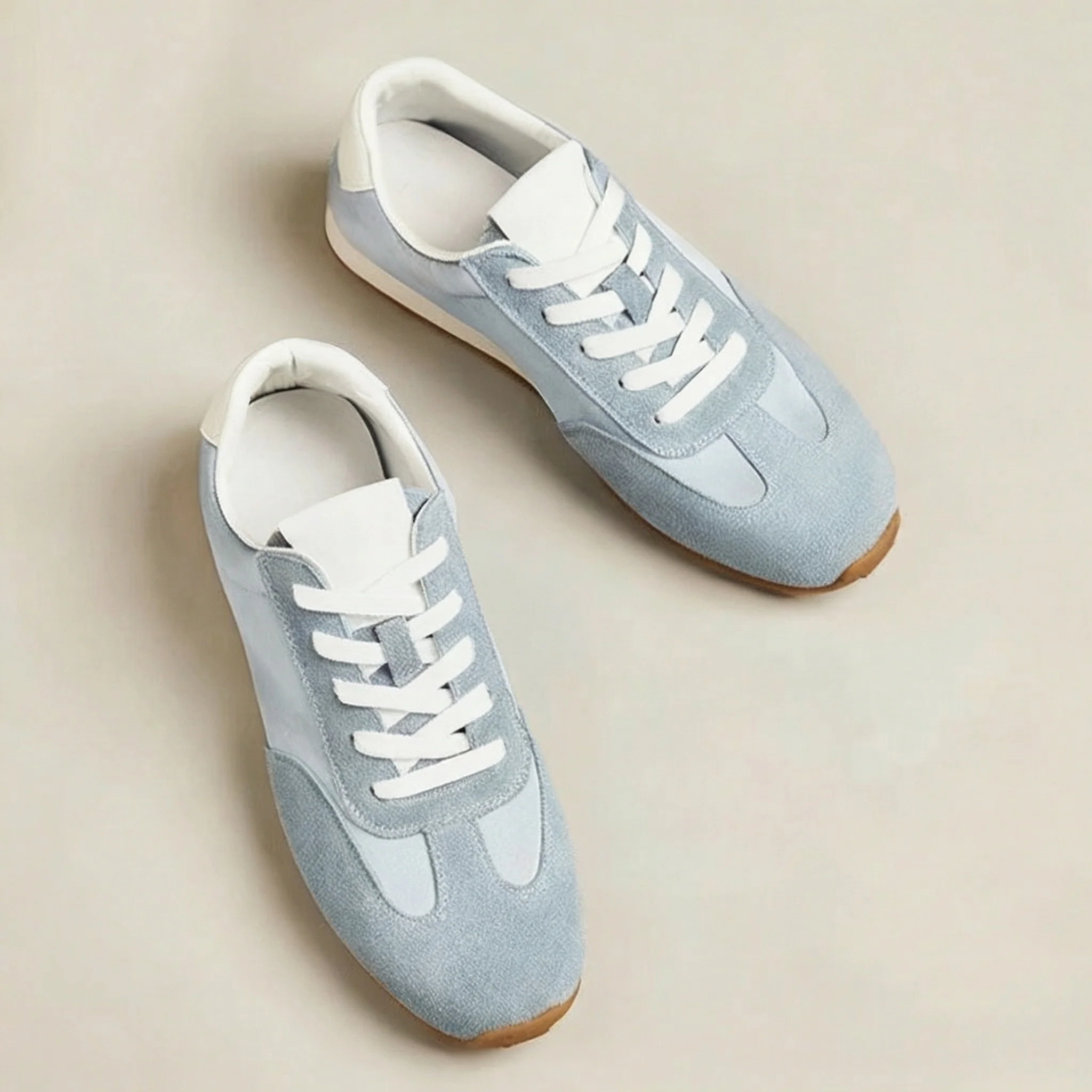 Lace Ribbon Mesh Sneakers - Image 7