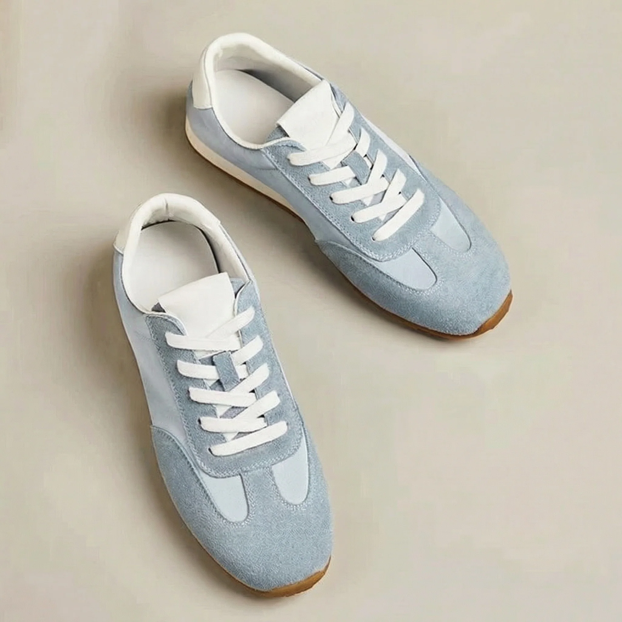 Lace Ribbon Mesh Sneakers - Image 9
