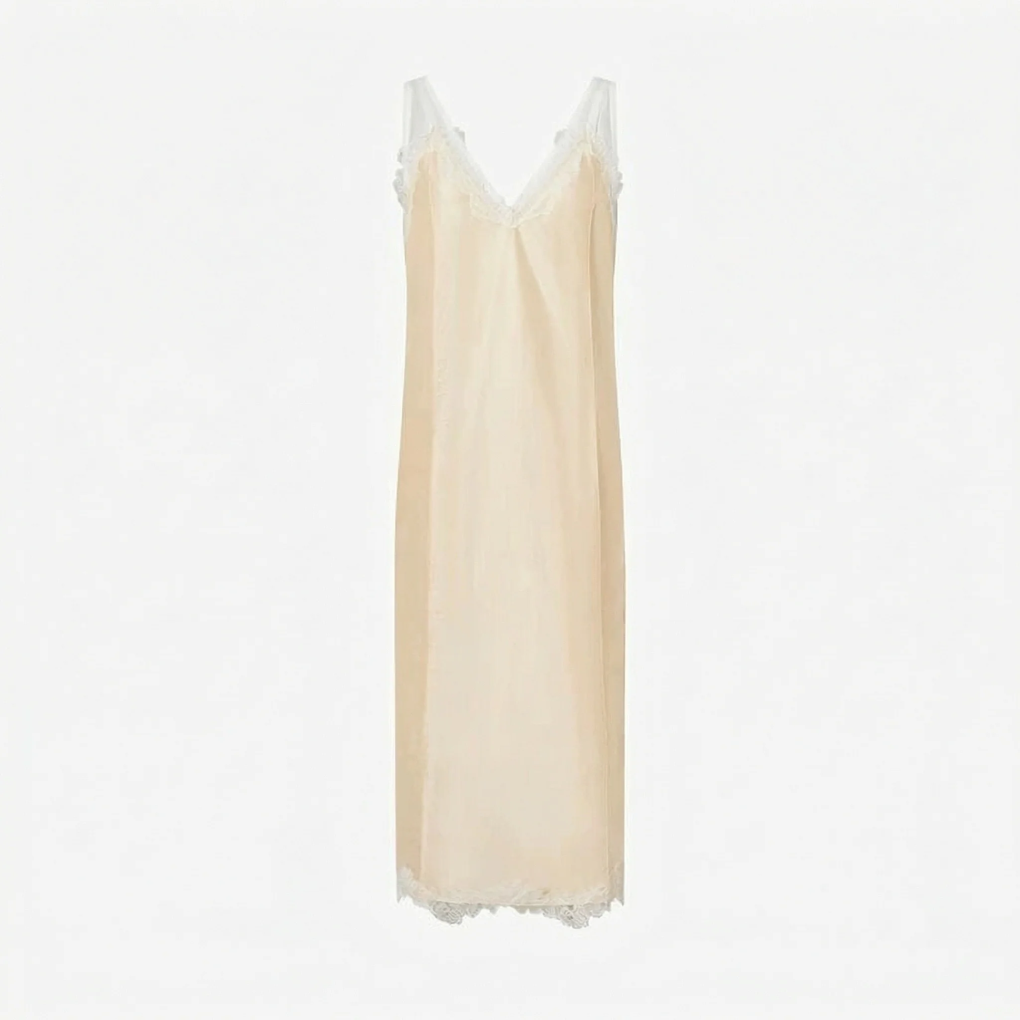Lace Trim Slip Dress - Image 6