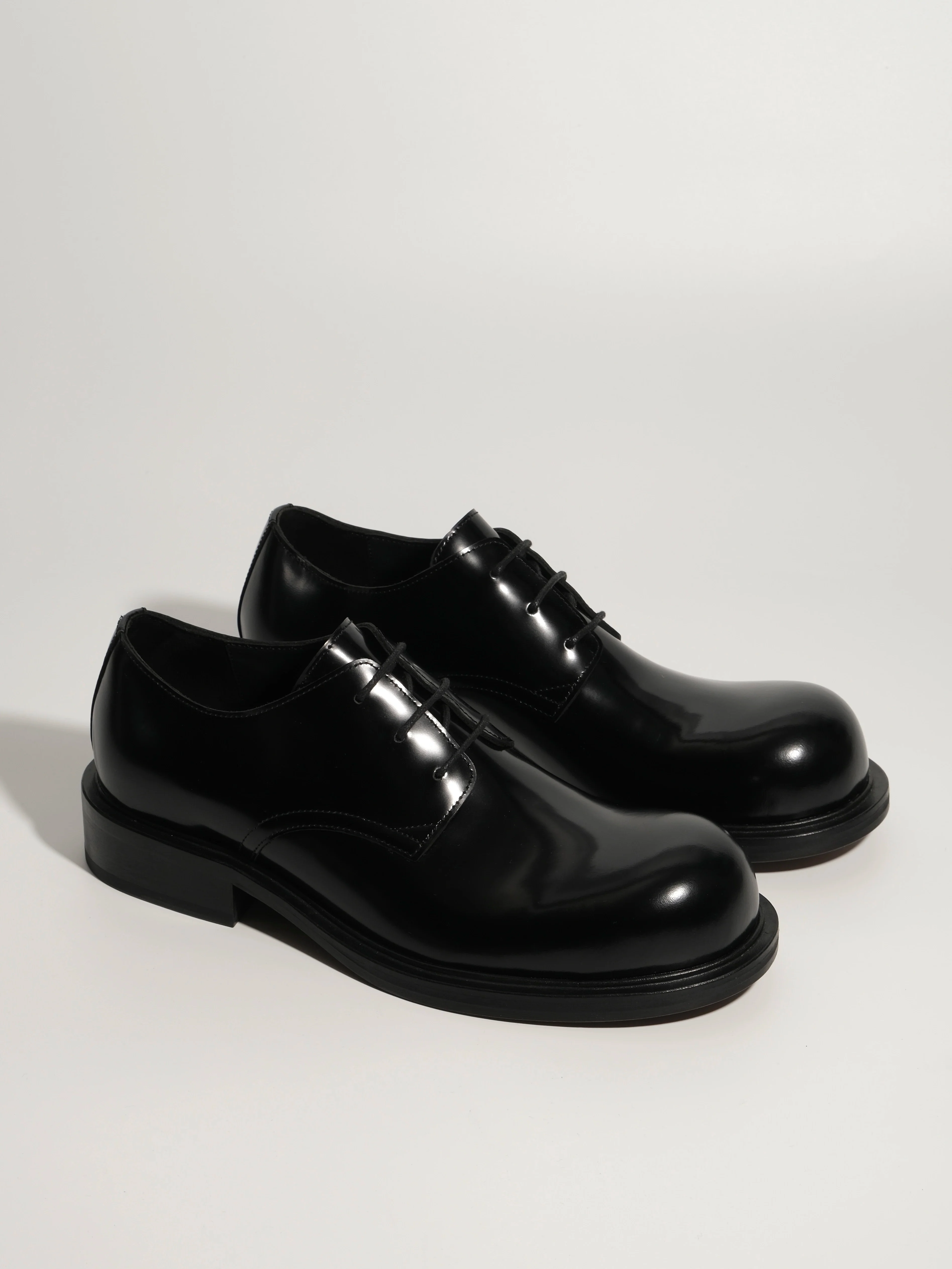 Lace-Up Derby Leather Shoe - Image 6