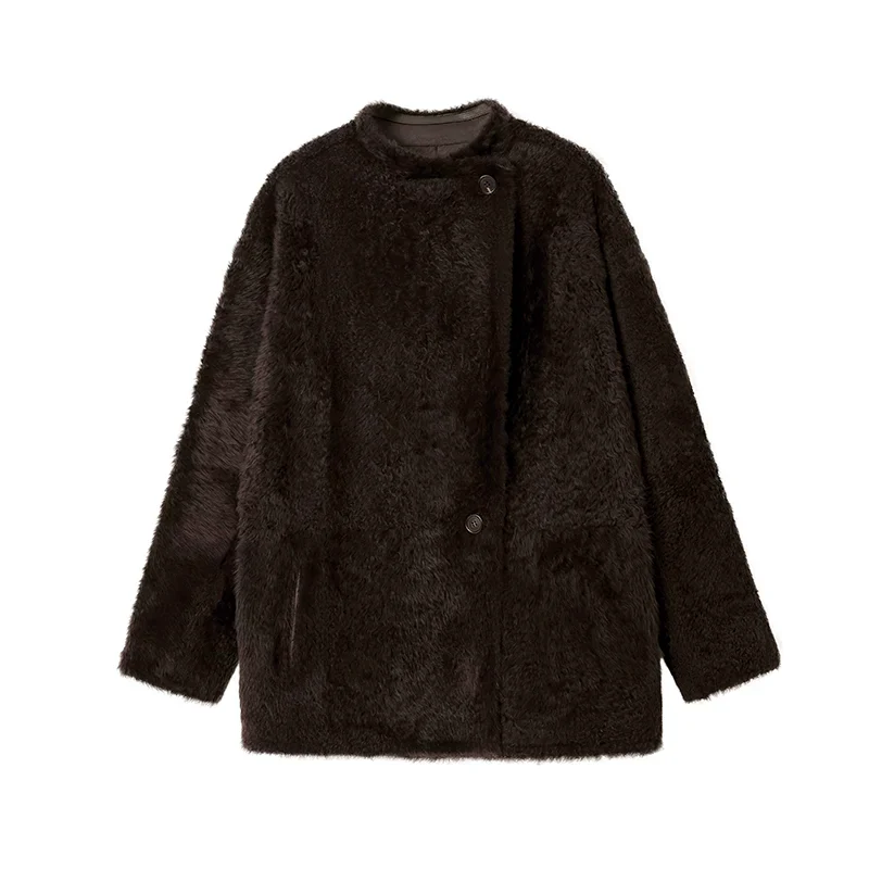 Lacon Reversible Shearling Coat - Image 2
