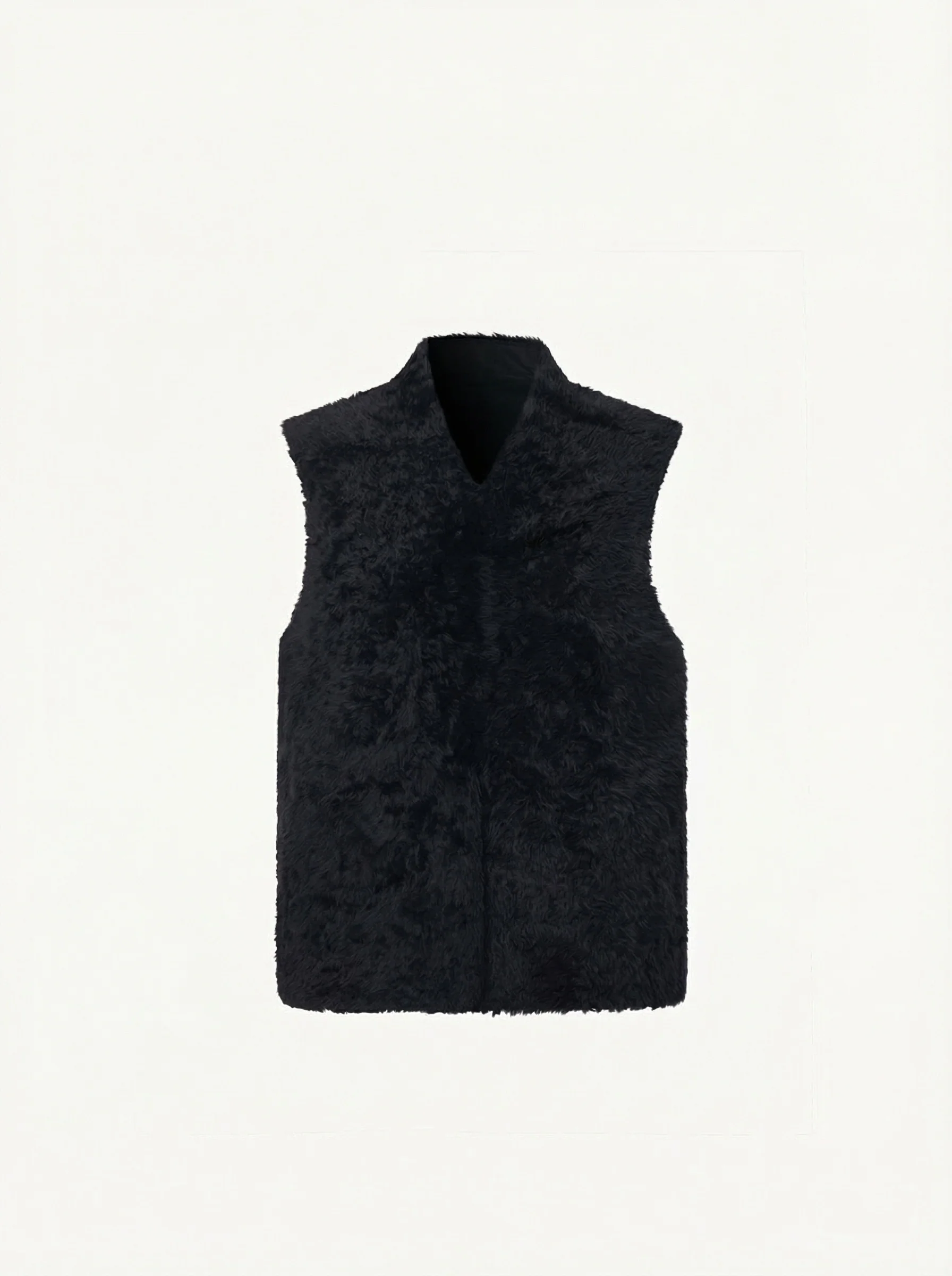 Lacon Shearling V-Neck Vest