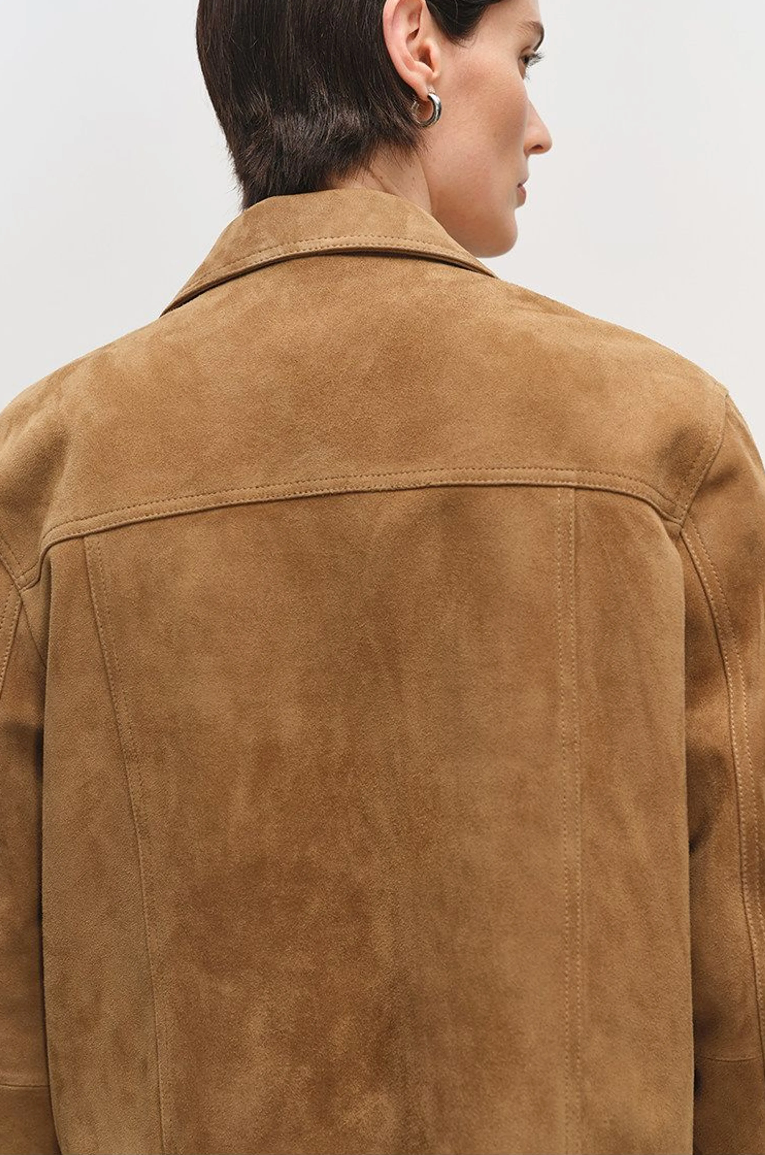 Lamb Leather Trucker - Image 2