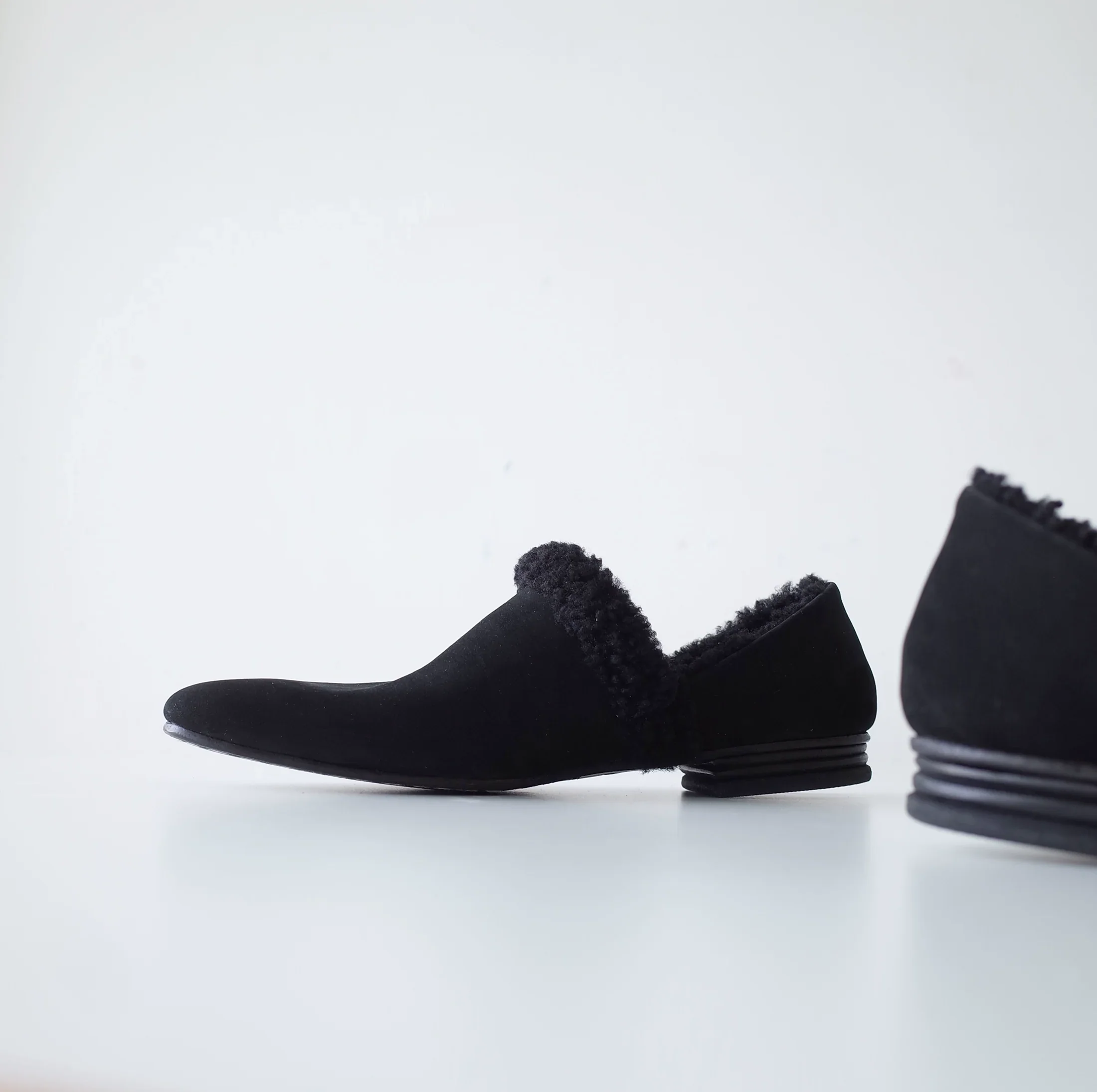 Lamb Wool Slip-On Shoes - Image 4