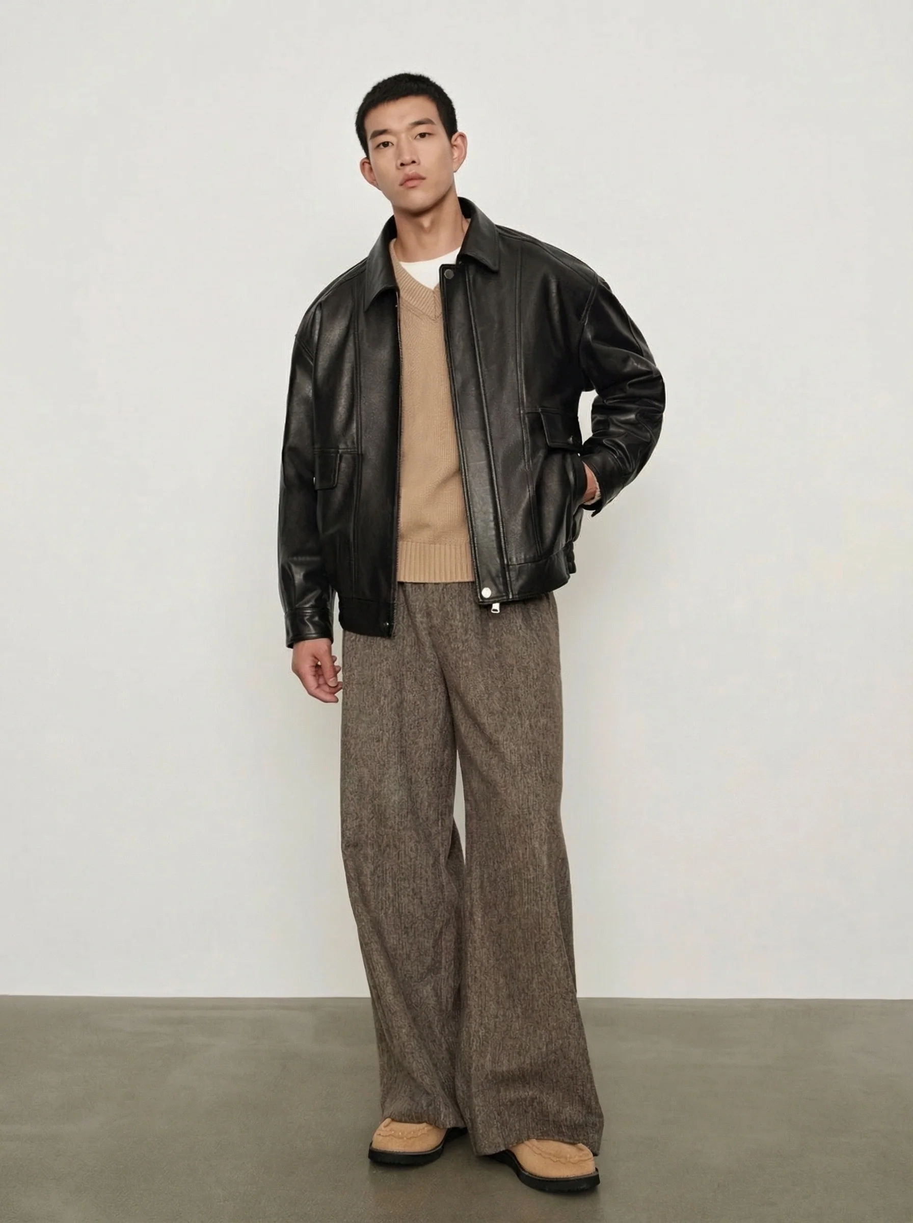 Lambskin Down Bomber - Image 5