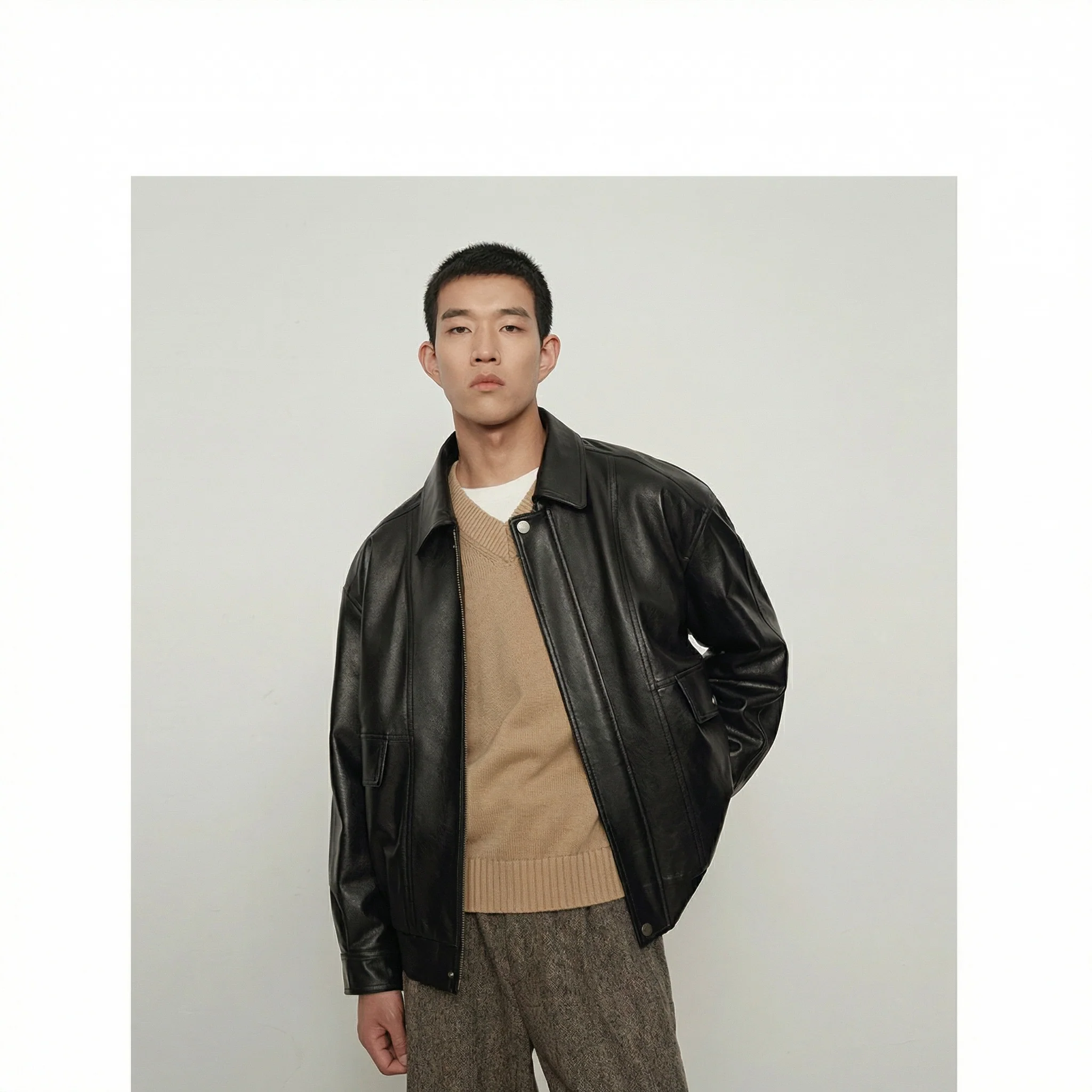 Lambskin Down Bomber - Image 6