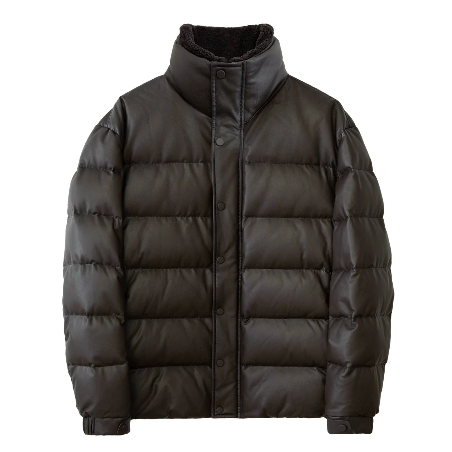 Lambskin Down Puffer Jacket - Image 5