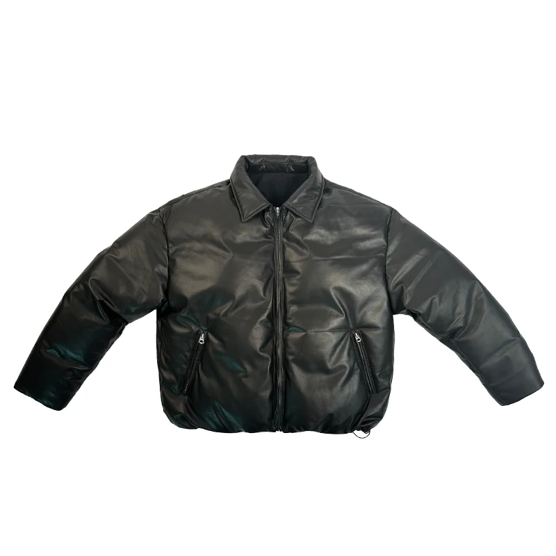 Lambskin Down Zip Jacket - Image 3