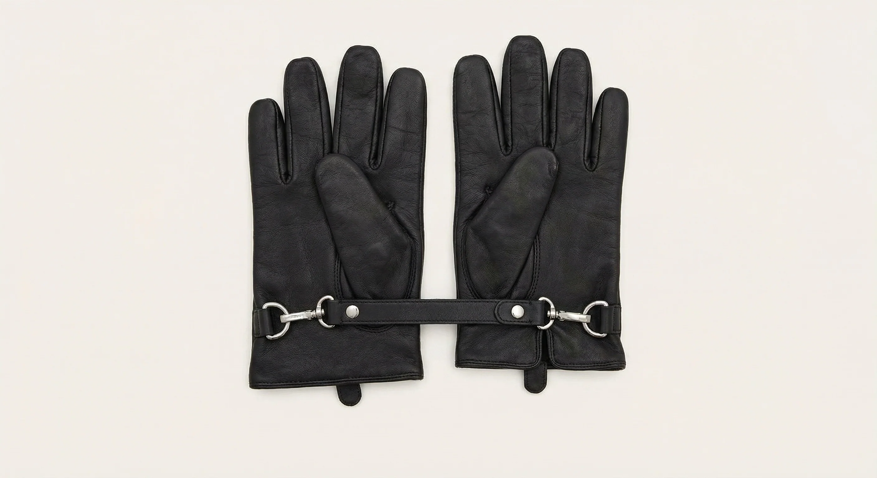 Lambskin Lanyard Touchscreen Gloves - Image 2