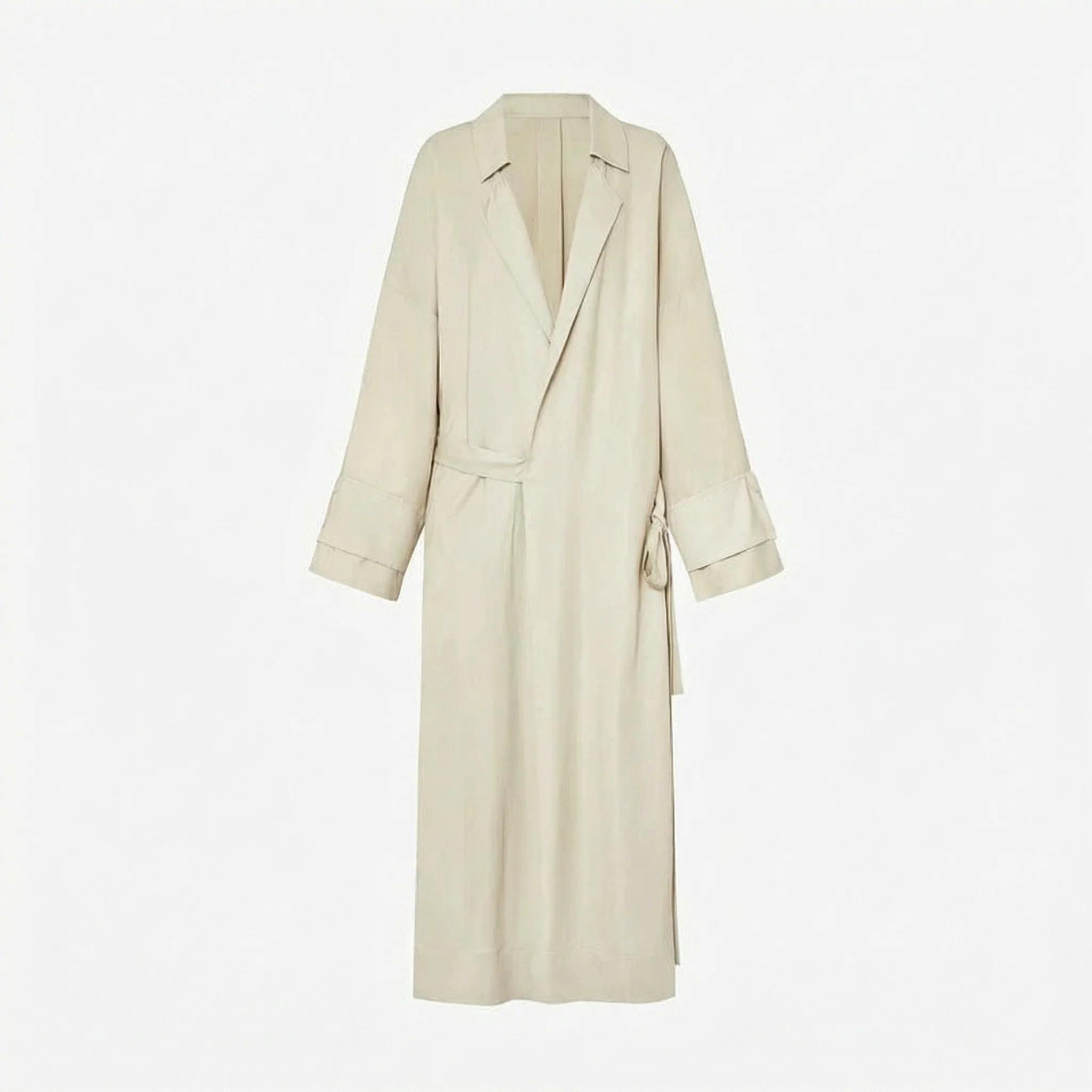 Lapel Wrap Maxi Dress - Image 6