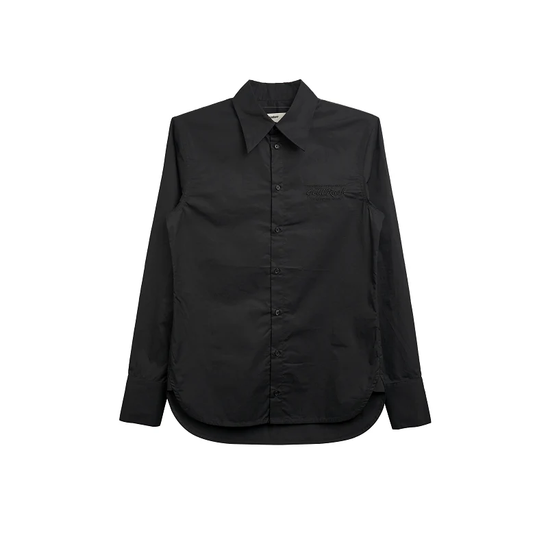 Large Collar Embroidered Shirt - Image 5