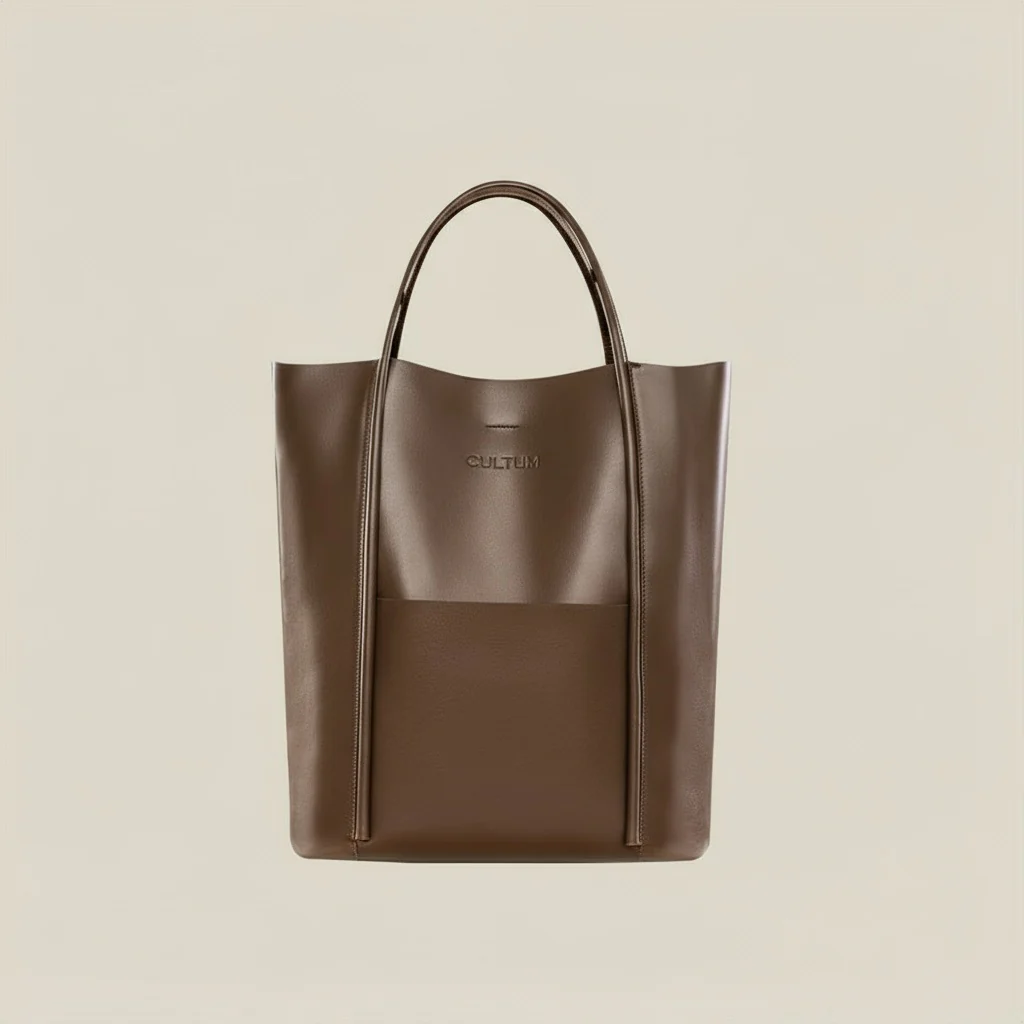 Large Leather Tote Bag - Image 8