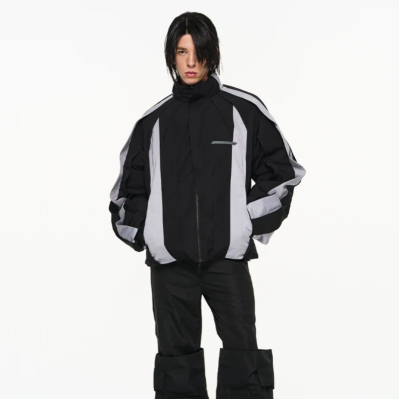 Layered Color-Block Jacket - Image 4
