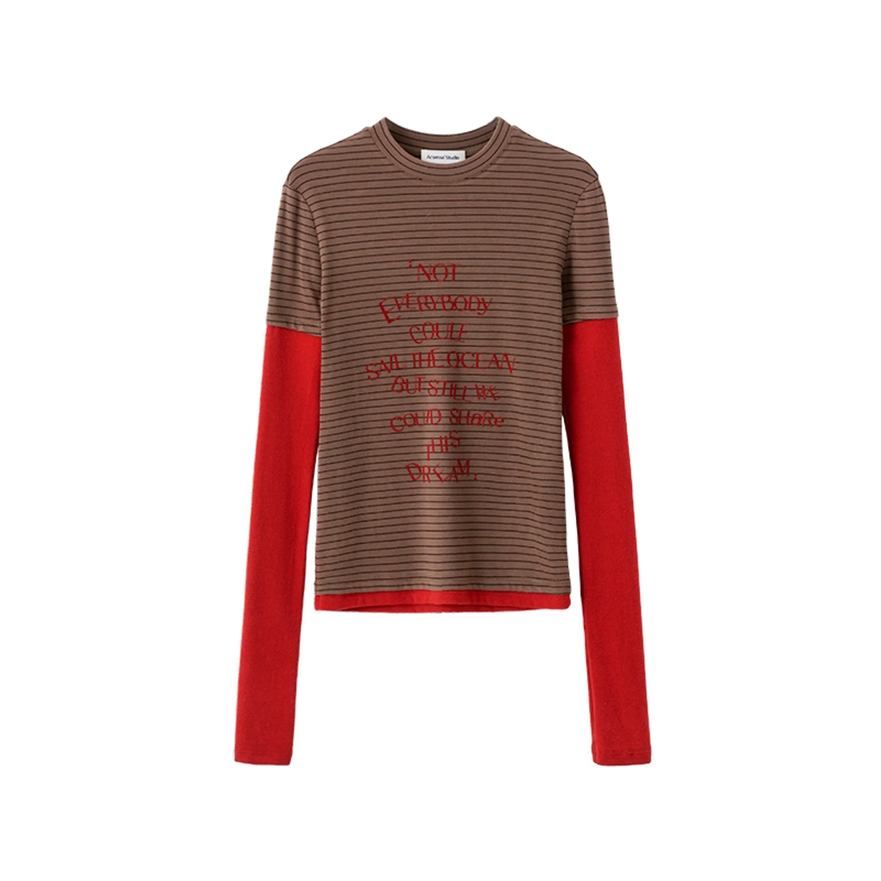 Layered Flocked Long-Sleeve Tee - Image 7