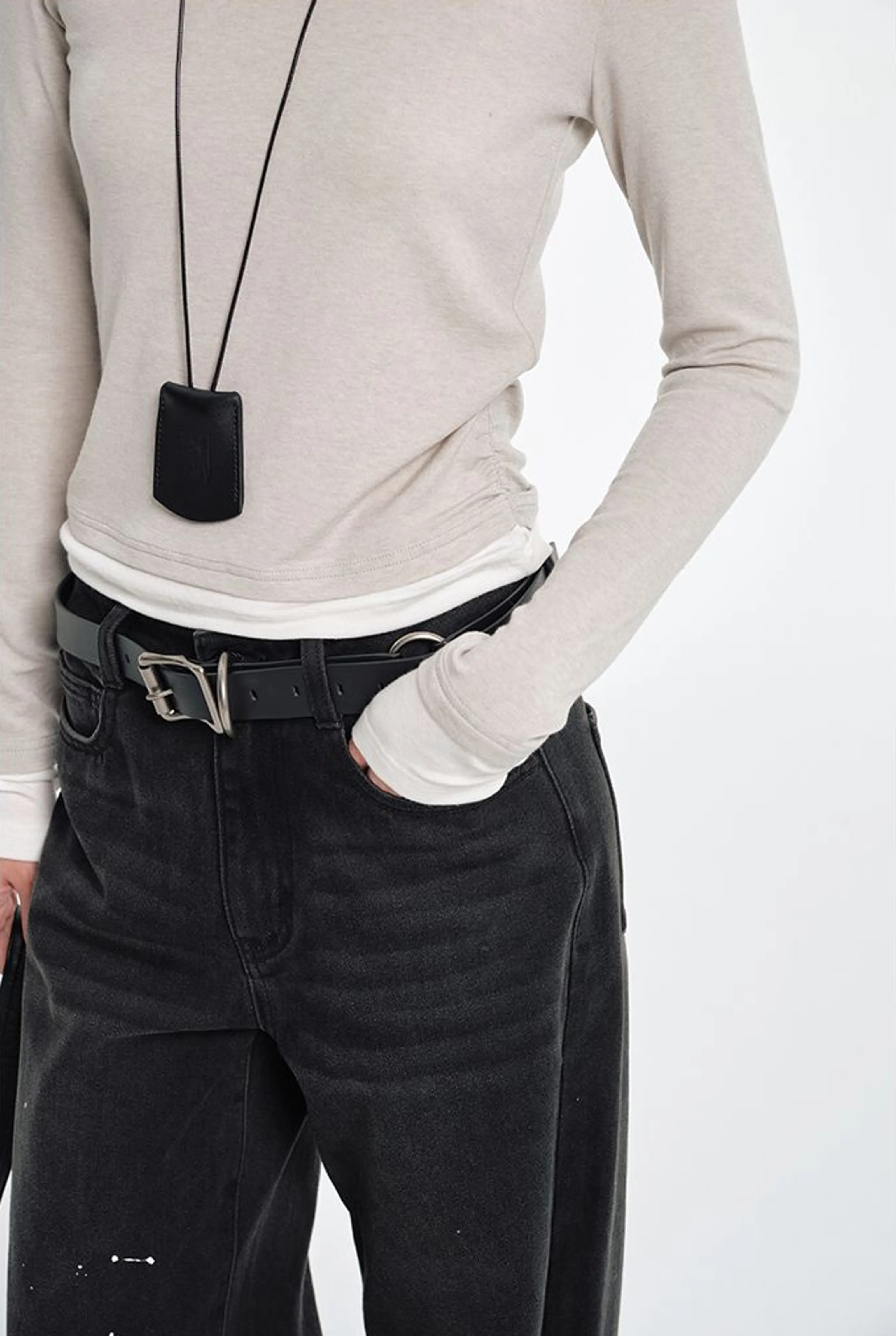 Layered Hem Long Sleeve Top - Image 7