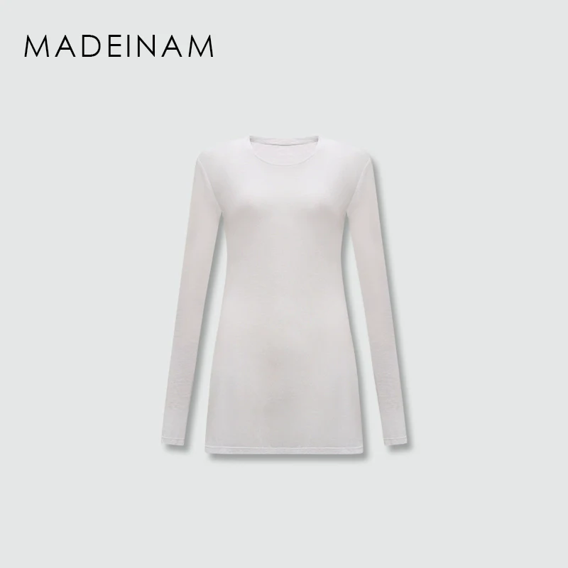 Layered Long-Sleeve T-Shirt Dress - Image 7