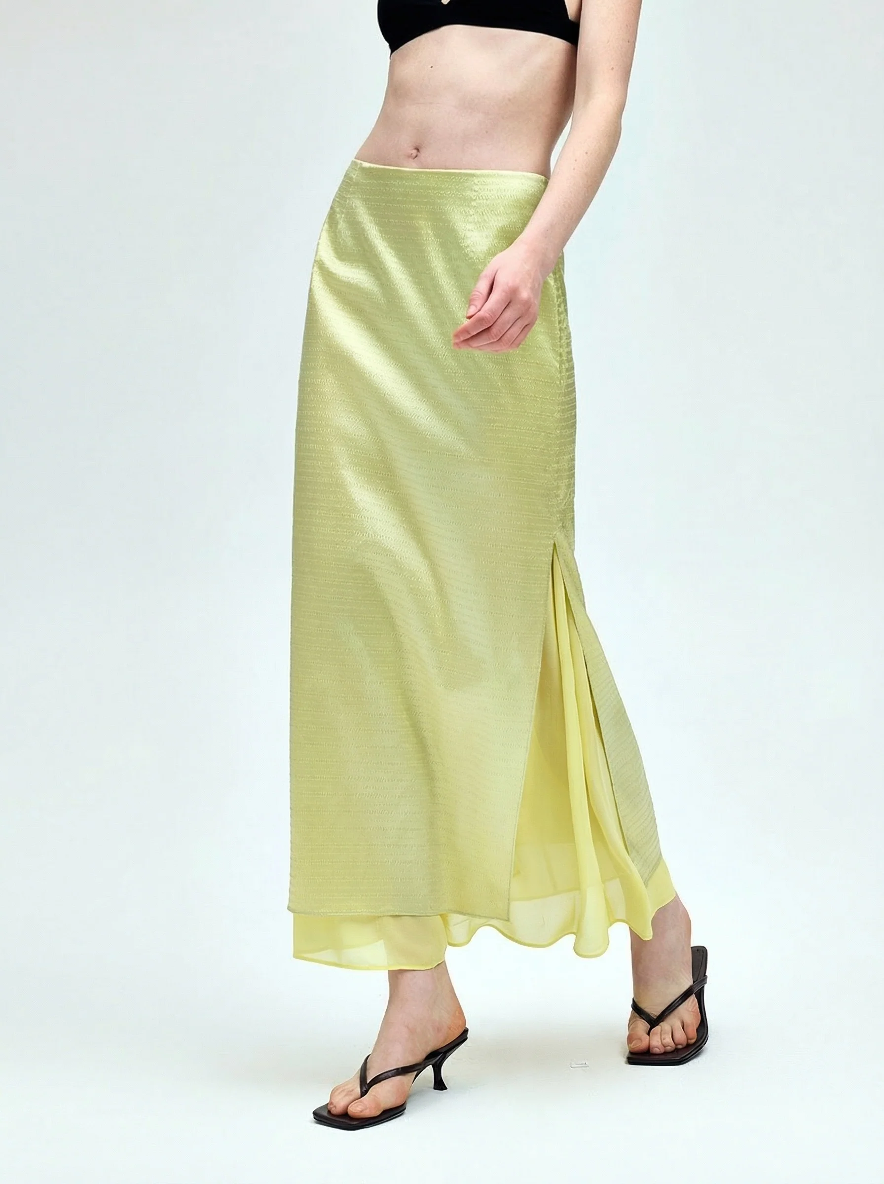 Layered Maxi Skirt - Image 2