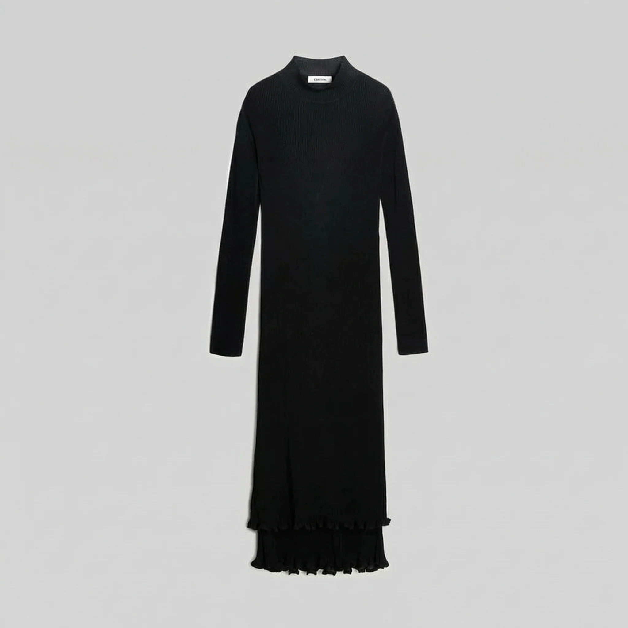 Layered Rib Midi Dress - Image 6
