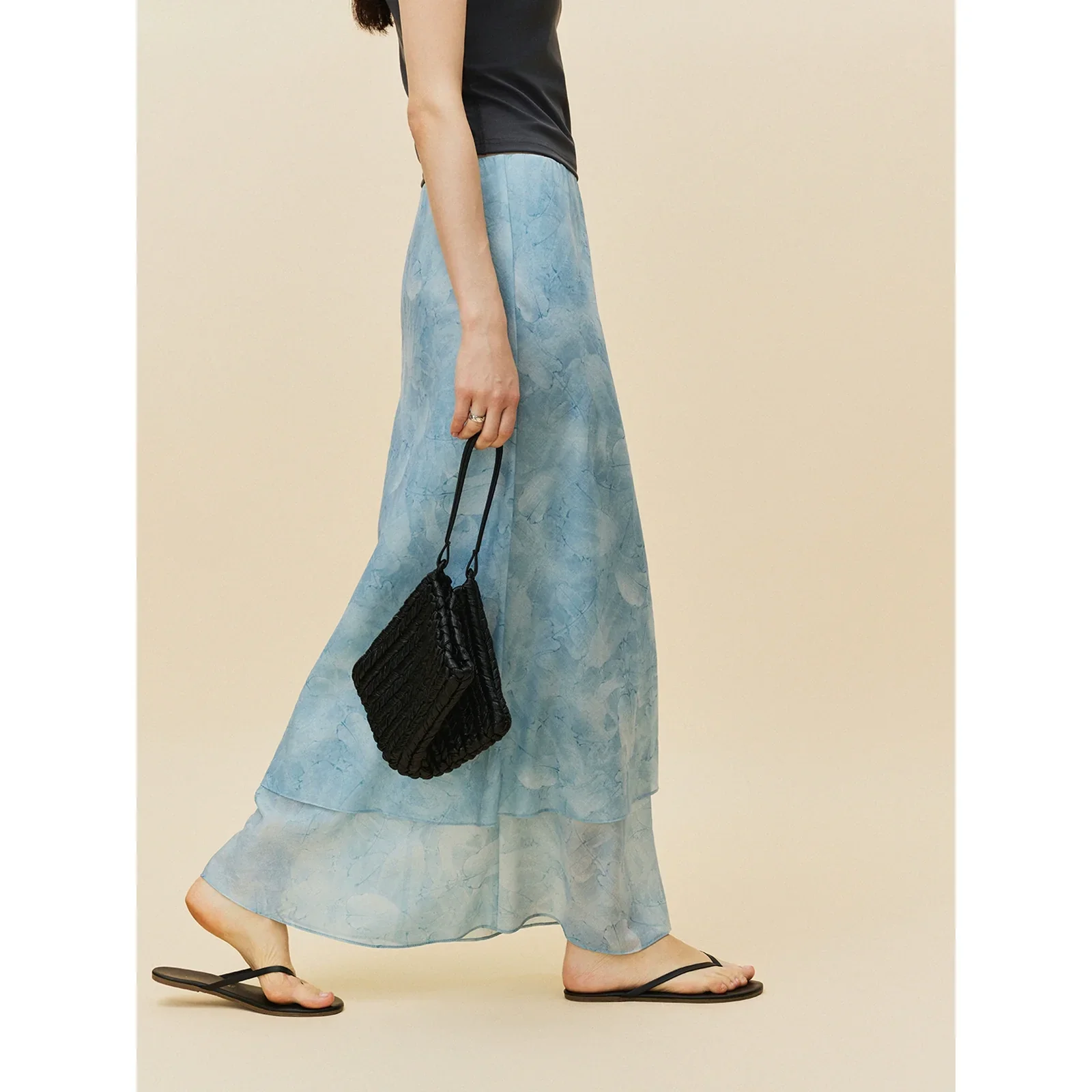 Layered Summer Maxi Skirt - Image 2