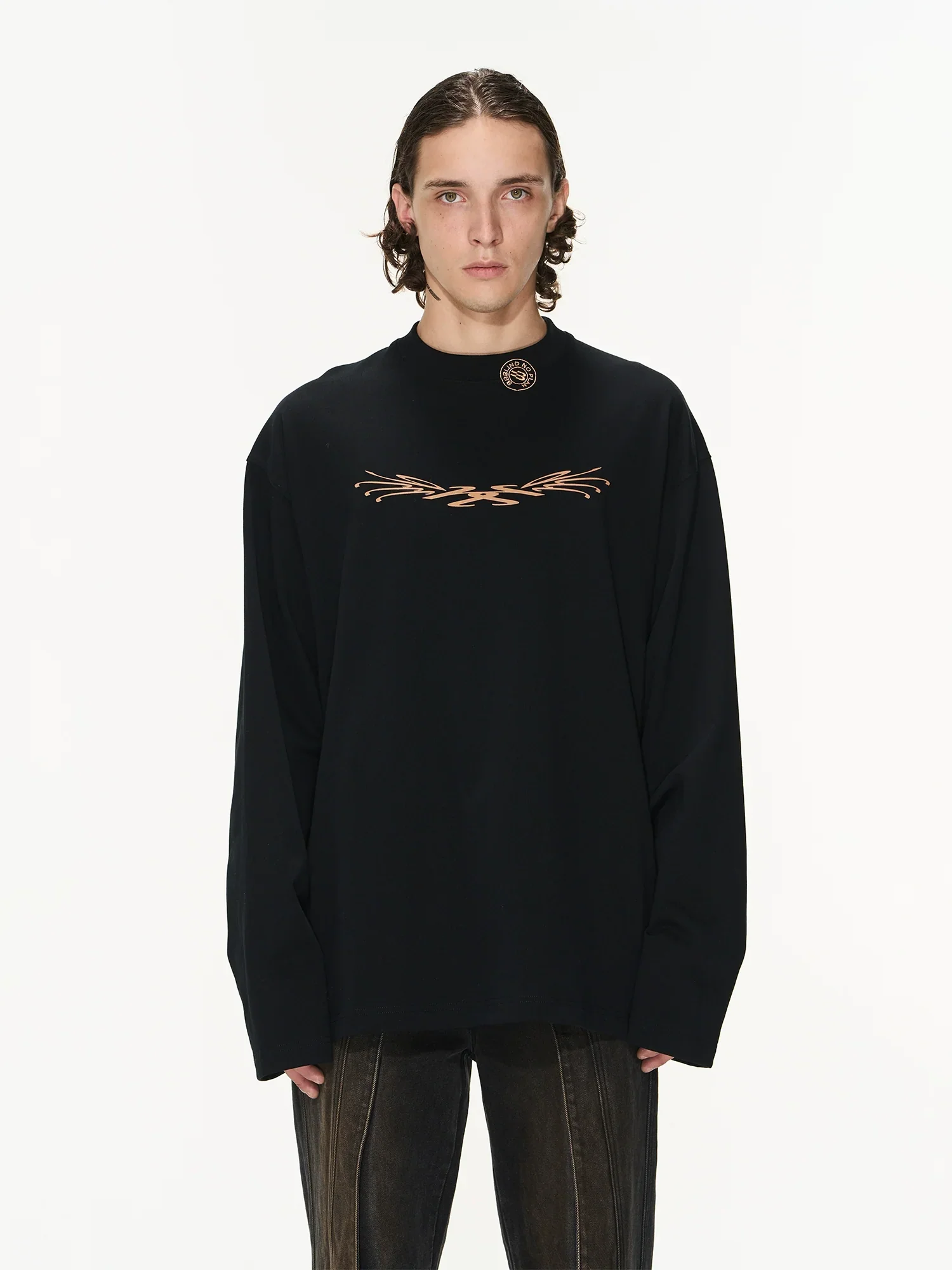 Layered Totem Cotton Long-Sleeve Tee - Image 3