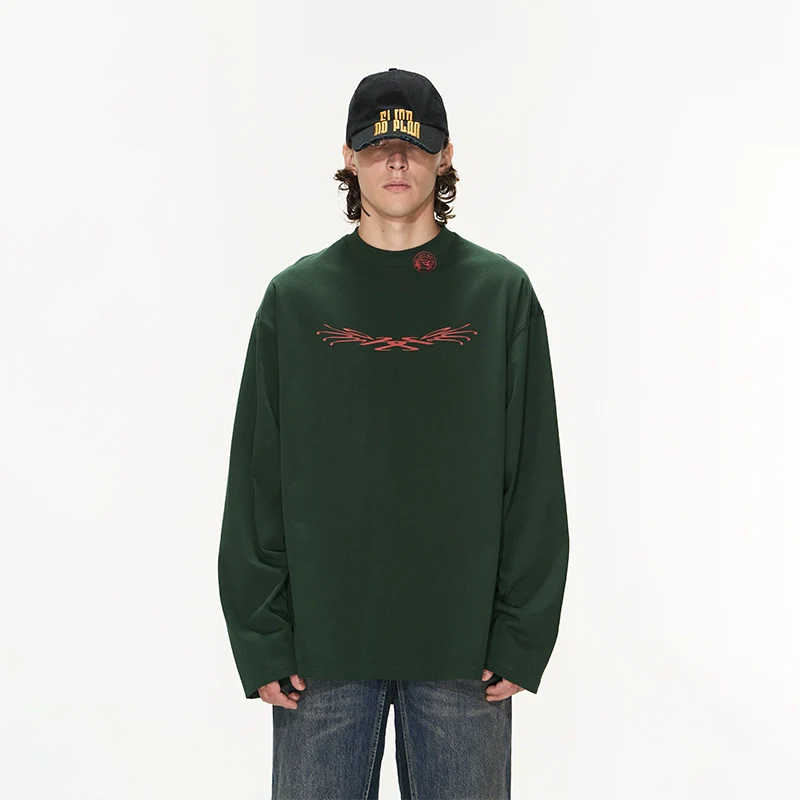 Layered Totem Cotton Long-Sleeve Tee - Image 5