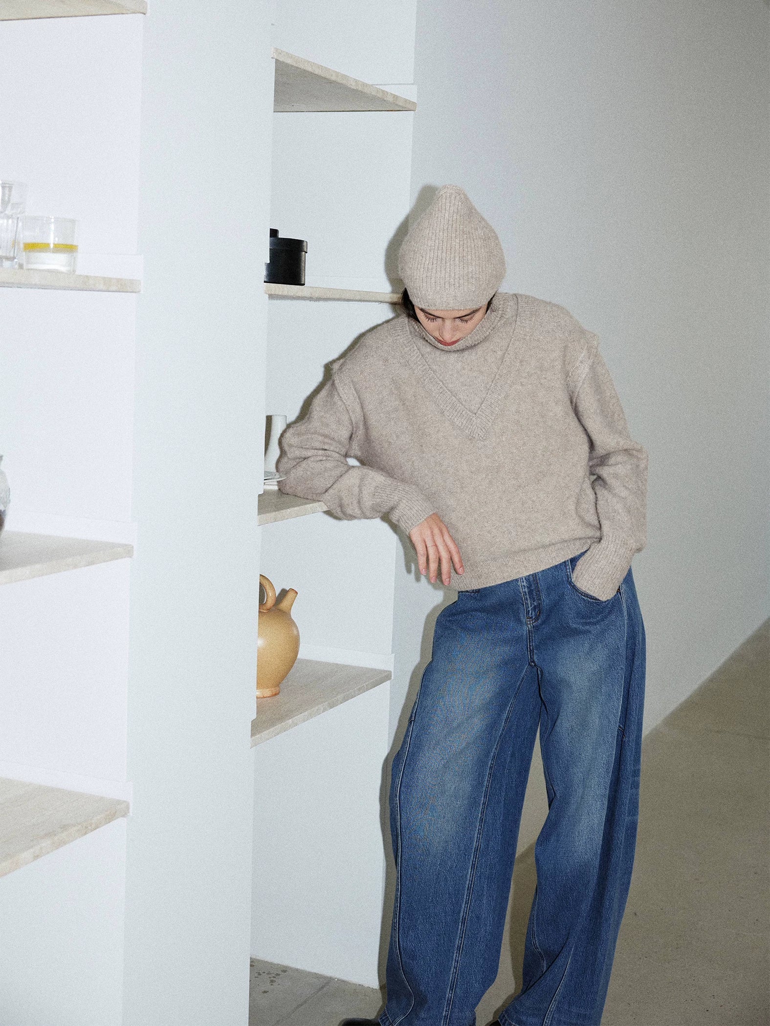 Layered Yak-Blend Turtleneck Sweater - Image 5