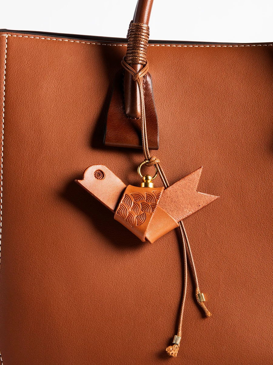 Leather Bird Charm - Image 2
