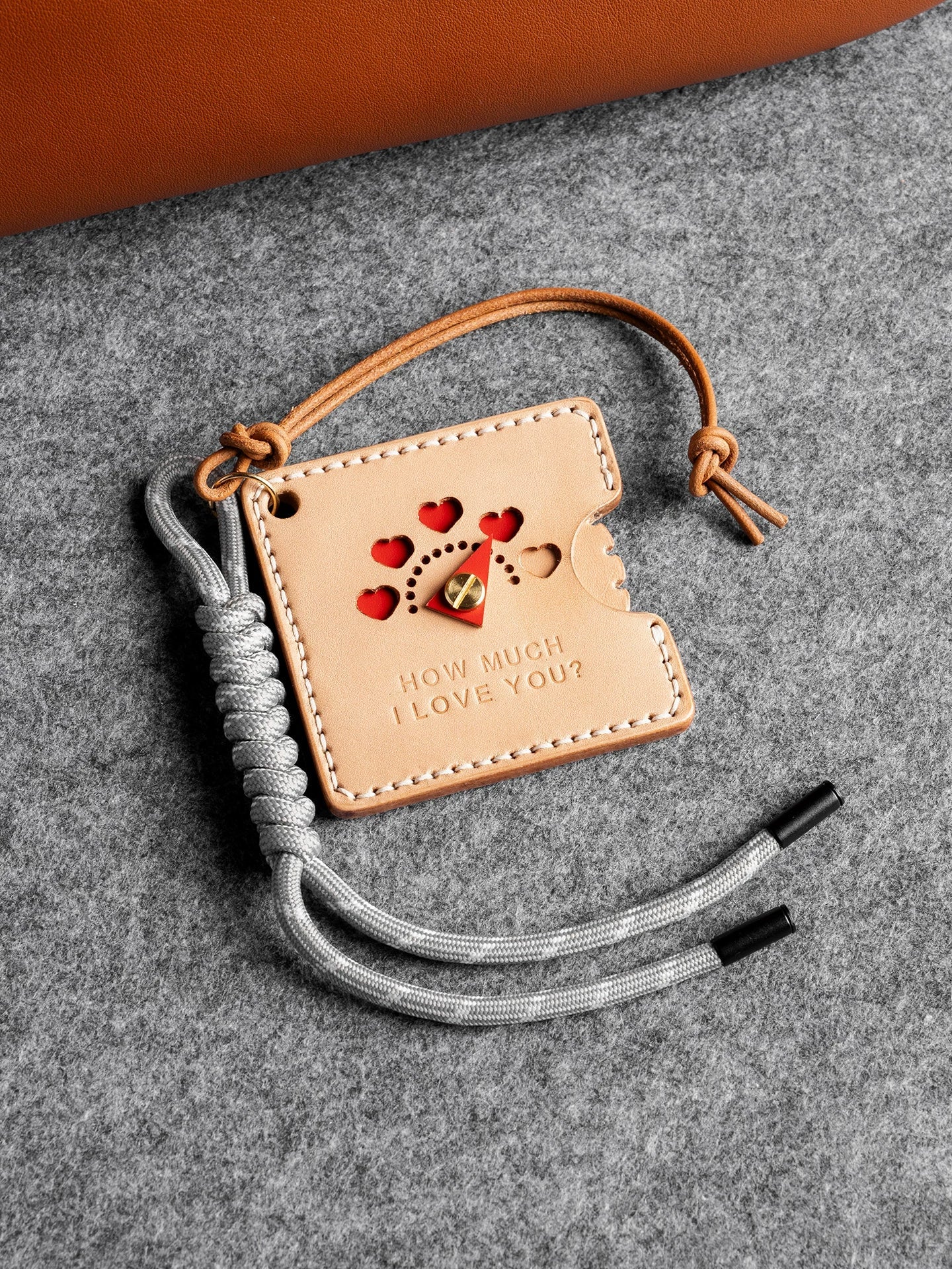Leather Dial Bag Charm - Image 3