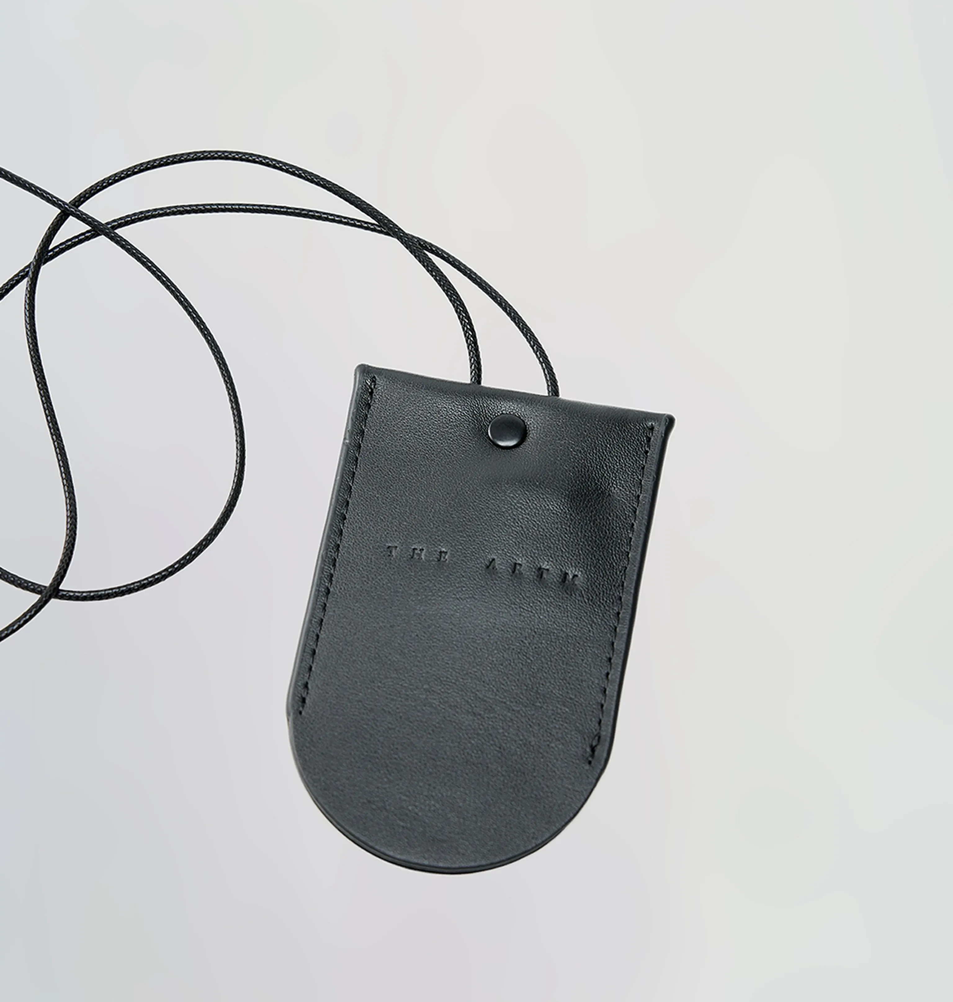 Leather Minimalist Pouch Necklace - Image 3
