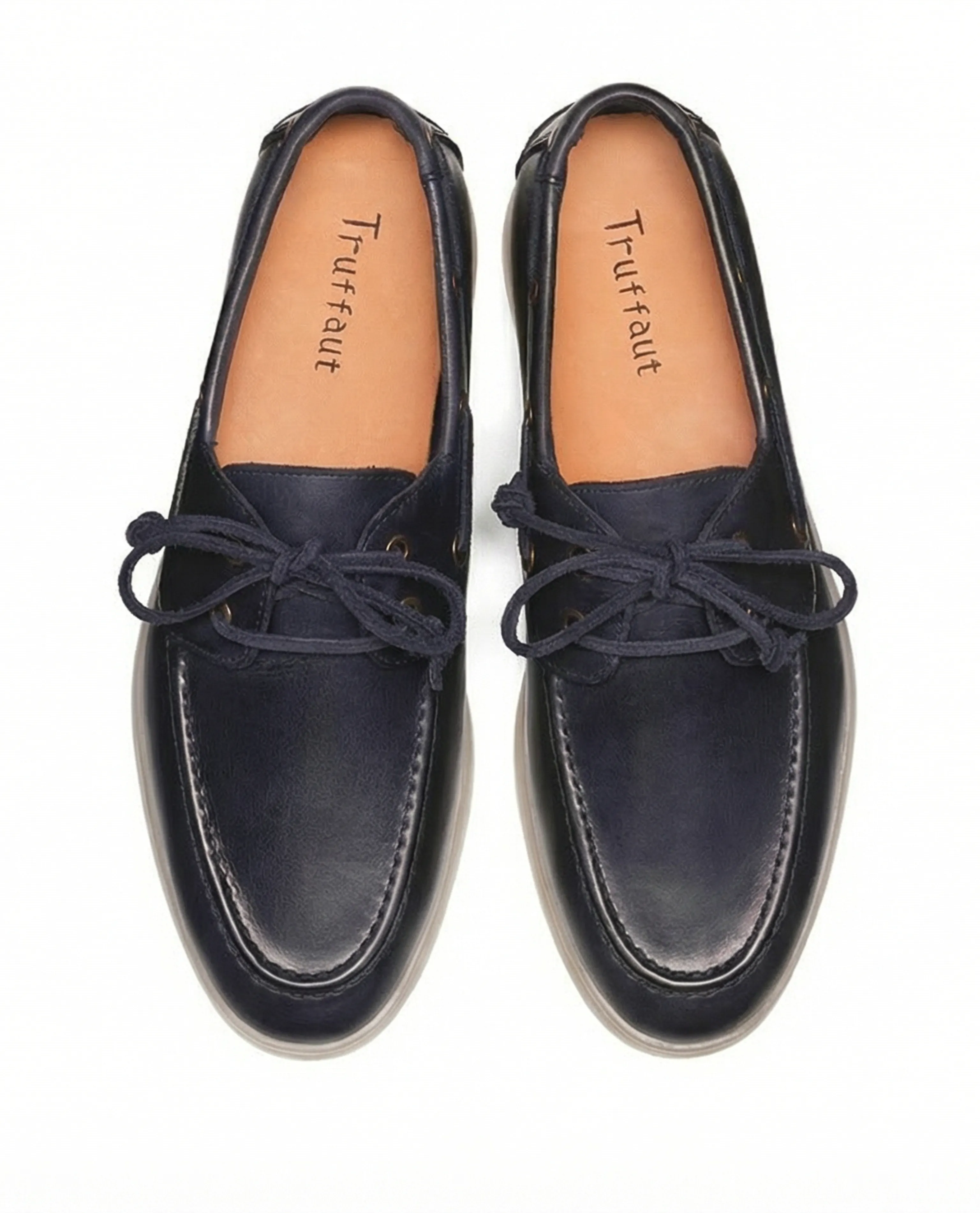 Leather Moc-Toe Boat Shoes - Image 6
