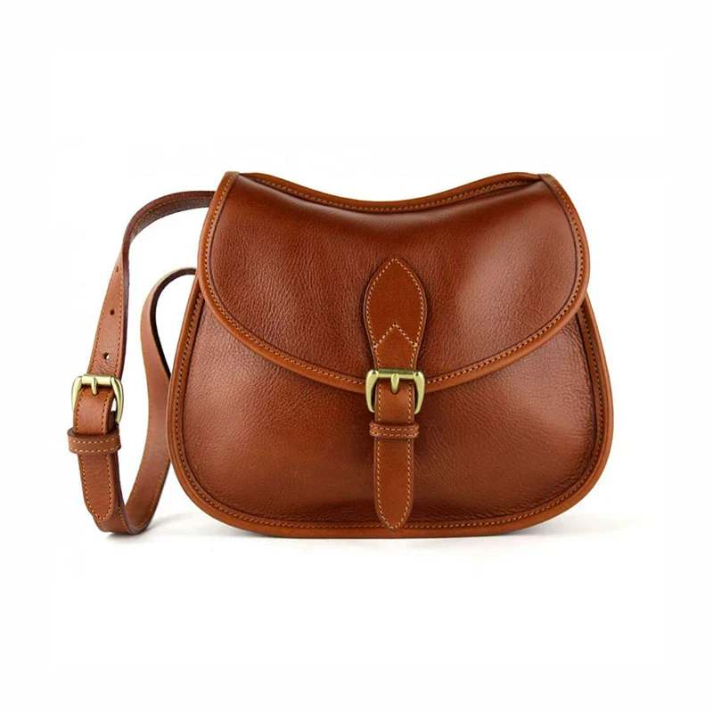 Leather Saddle Crossbody - Image 7